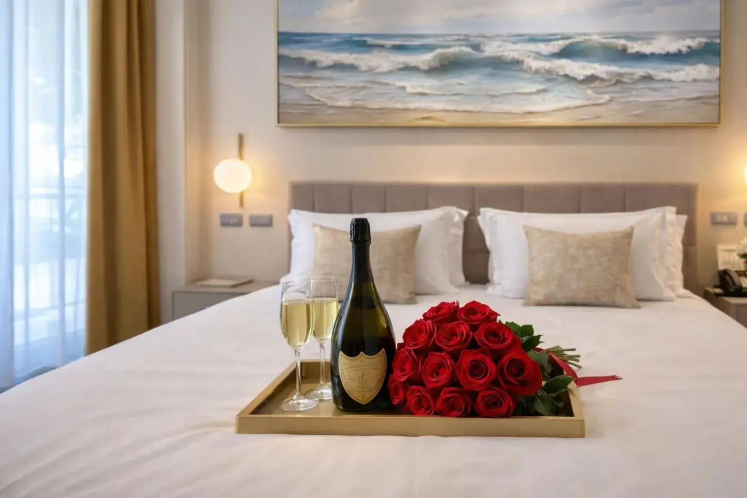 Bed in Greif Hotel & Spa Bed in Greif Hotel & Spa