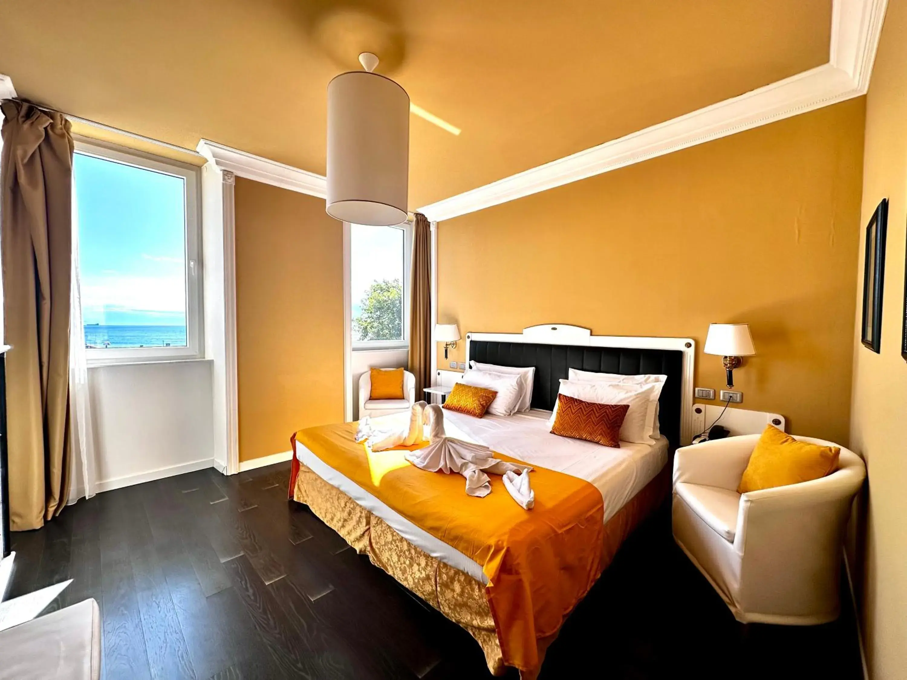 Deluxe Double Room with Sea View in Greif Hotel & Spa Deluxe Double Room with Sea View in Greif Hotel & Spa