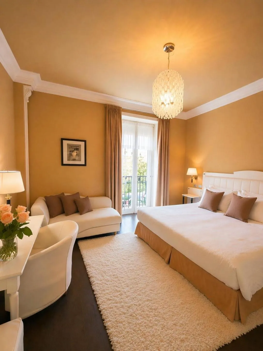 Photo of the whole room, Bed in Greif Hotel & Spa