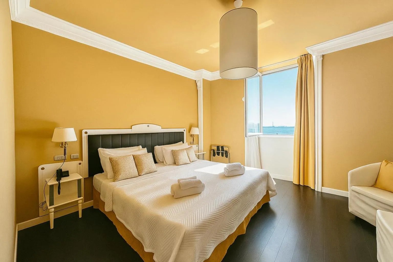 Bed in Greif Hotel & Spa