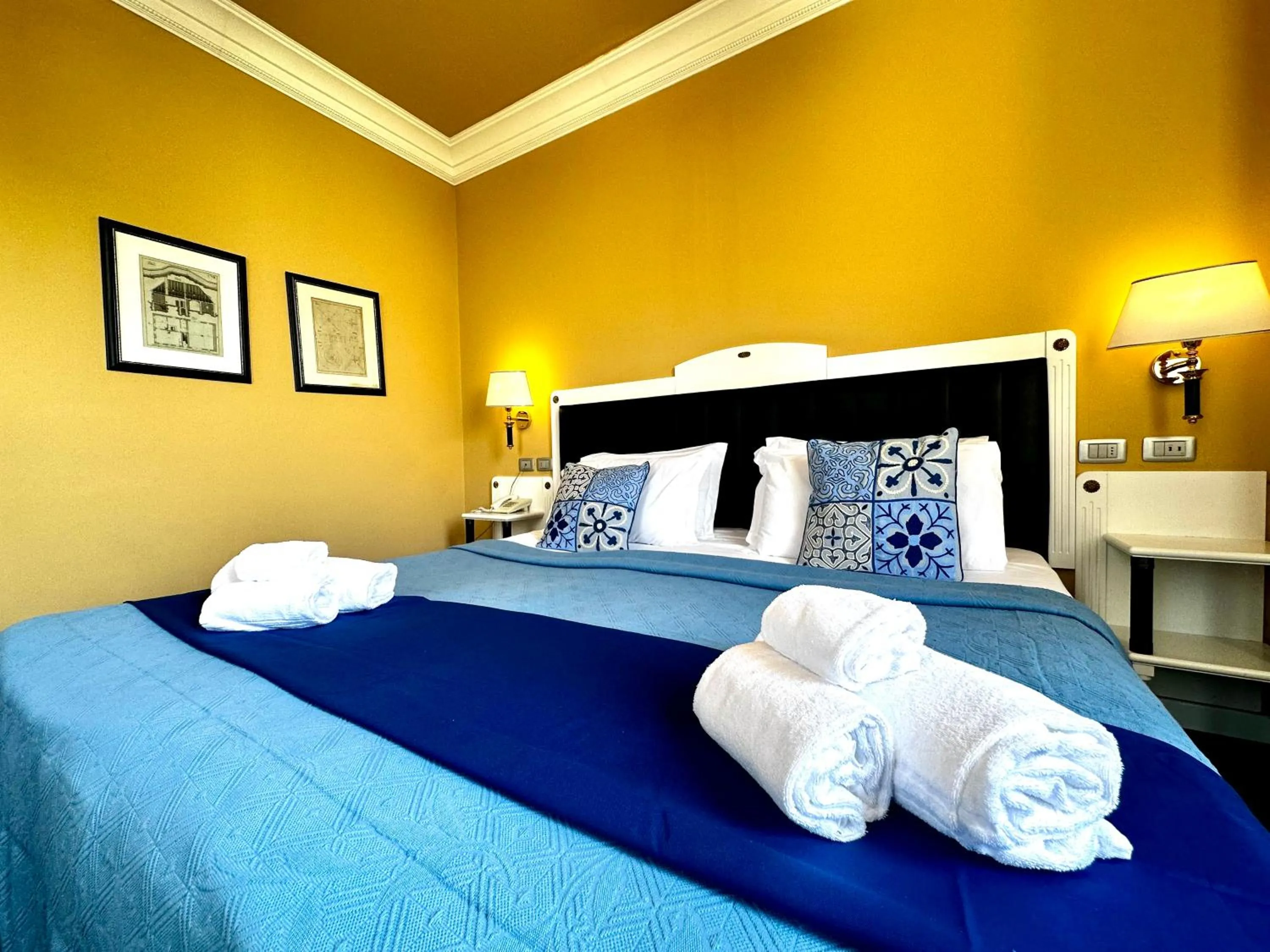 Bed in Greif Hotel & Spa