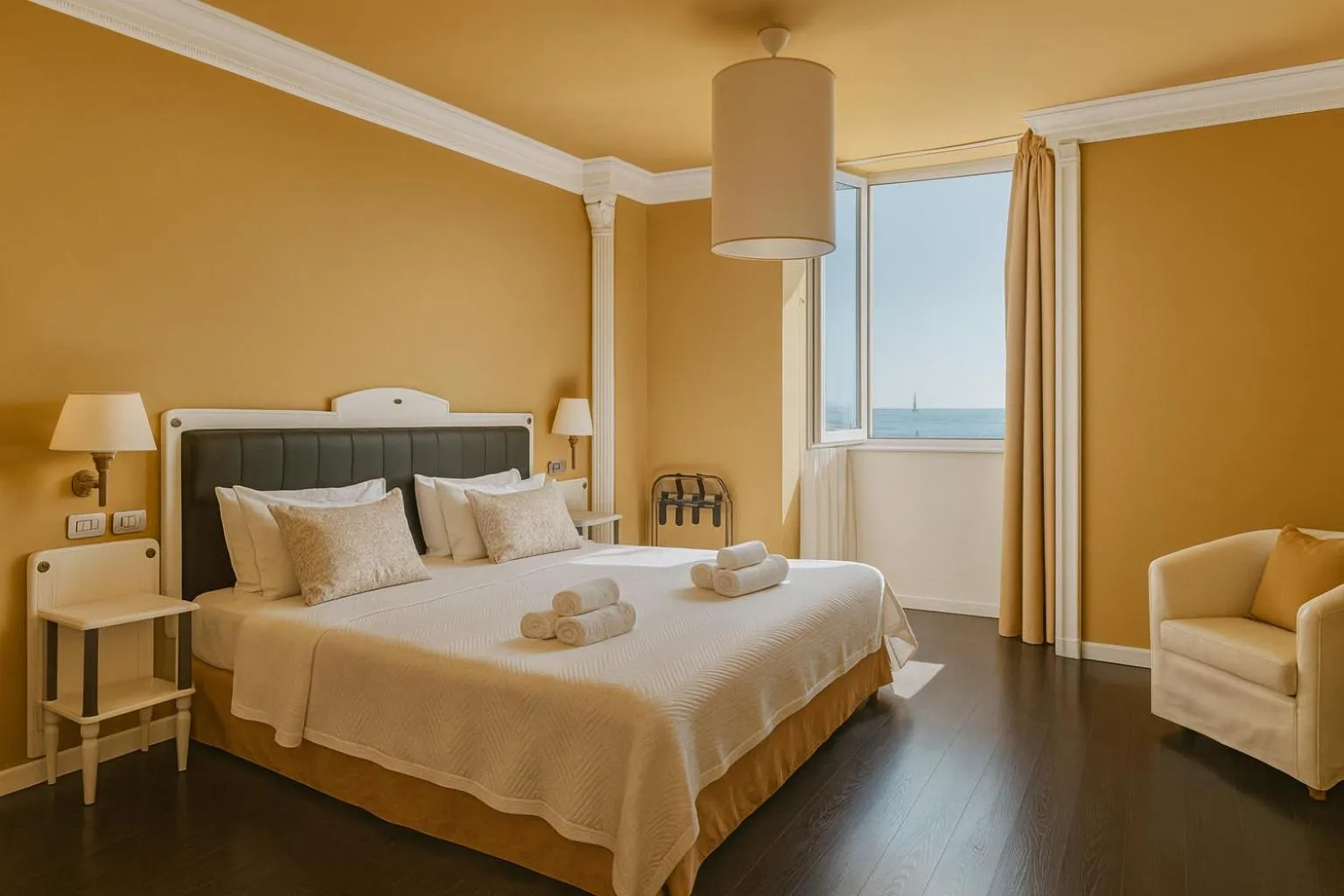 Bed in Greif Hotel & Spa