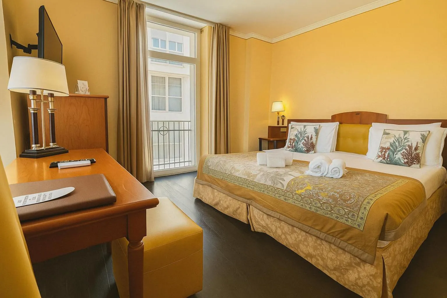 Bed in Greif Hotel & Spa