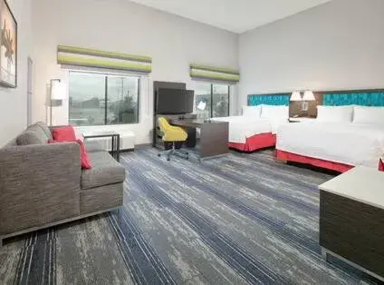 Bed in Hampton Inn & Suites Dalhart Bed in Hampton Inn & Suites Dalhart