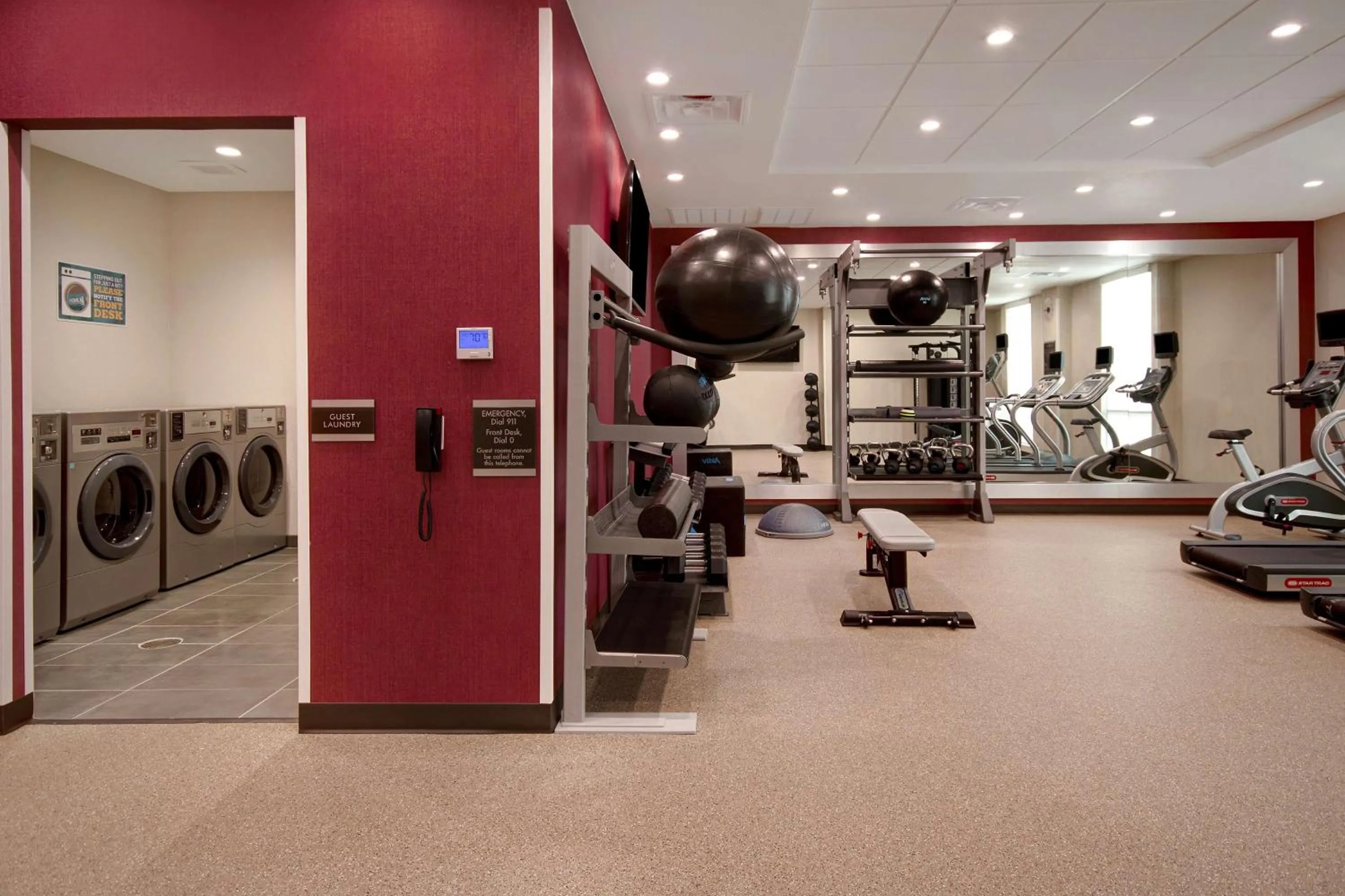 Fitness centre/facilities in Home2 Suites By Hilton Burleson