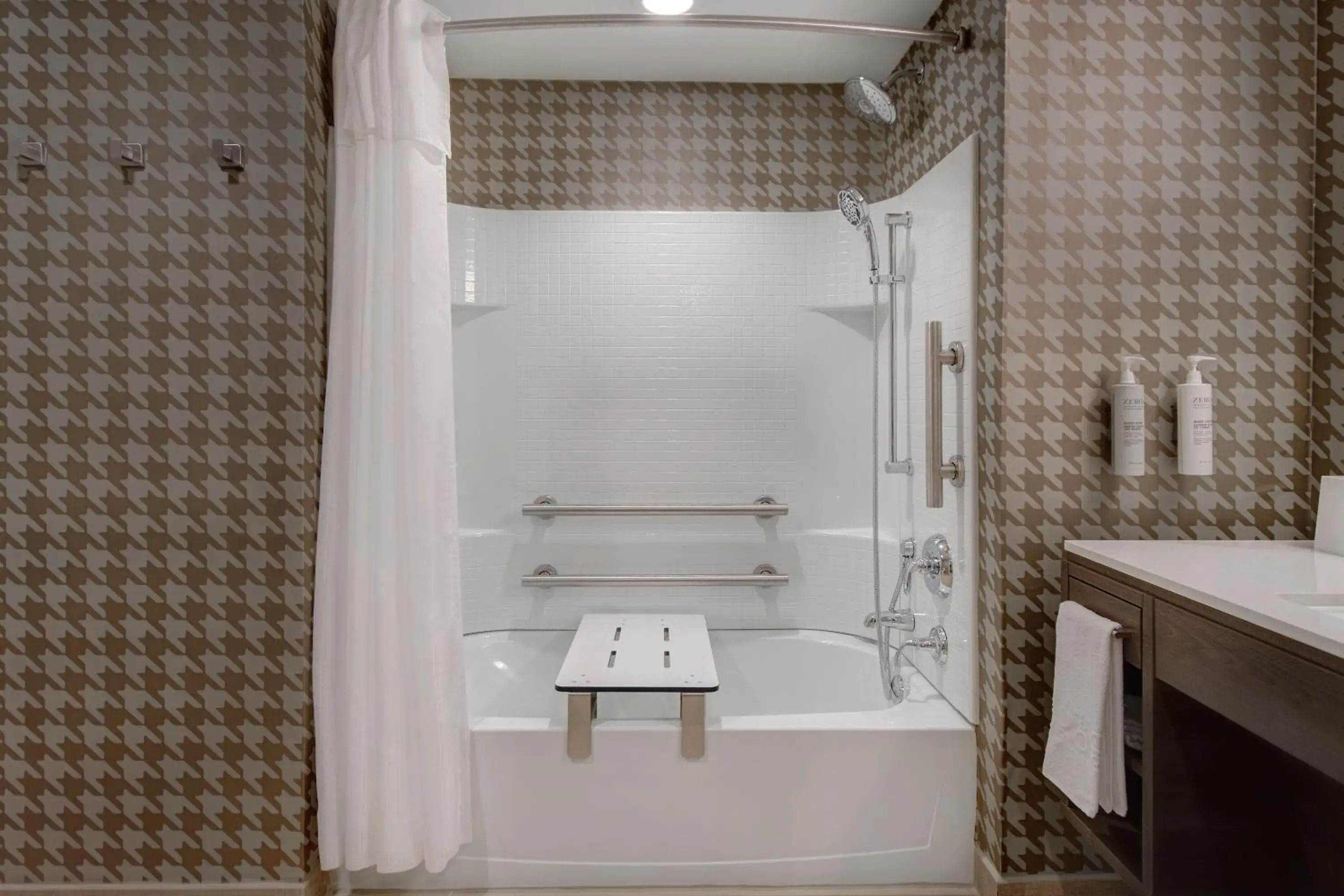 Bathroom in Home2 Suites By Hilton Garden Grove Bathroom in Home2 Suites By Hilton Garden Grove