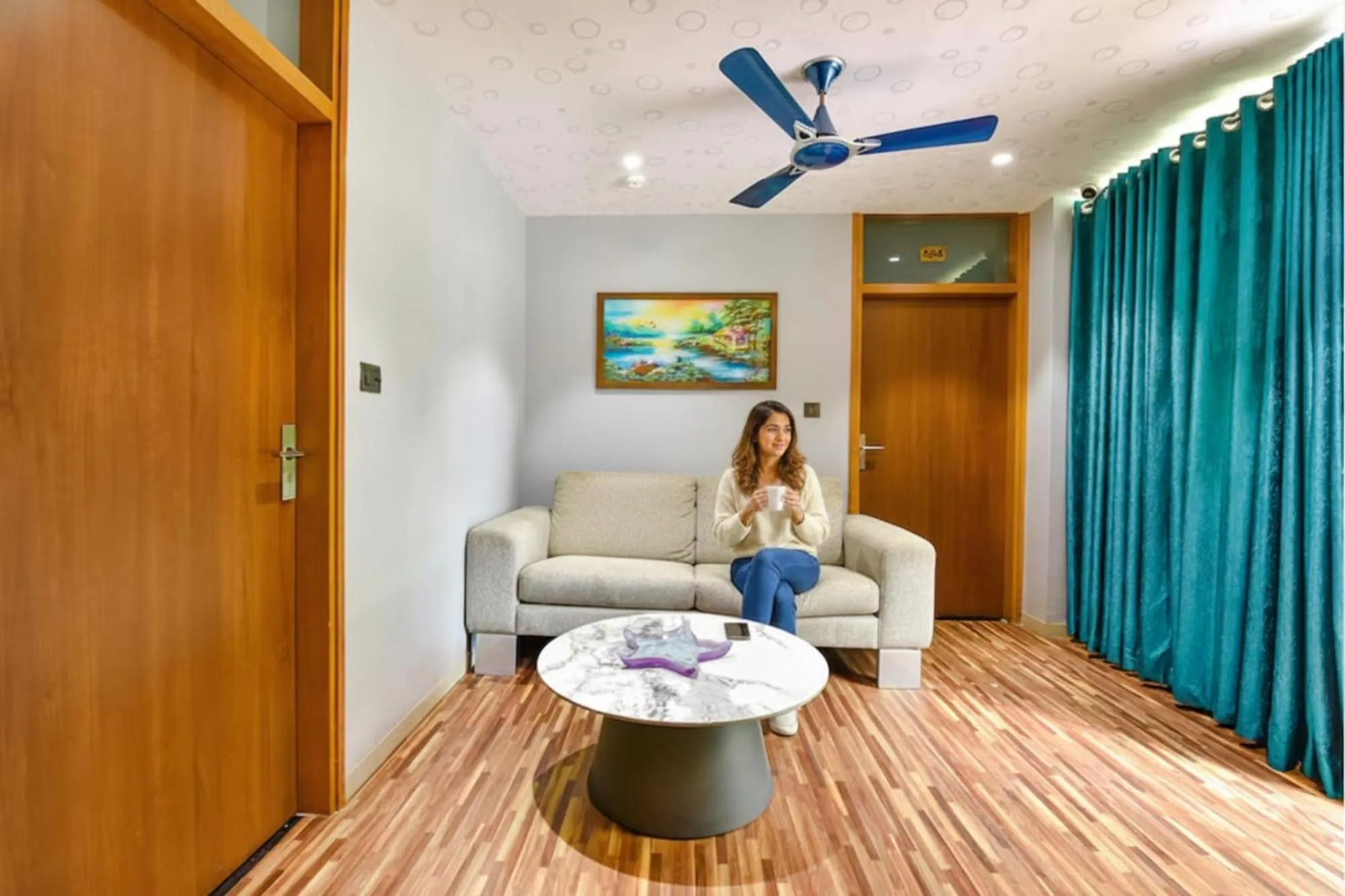 Seating area in Oriva Siddharth Corporate - Vavol, Gandhinagar