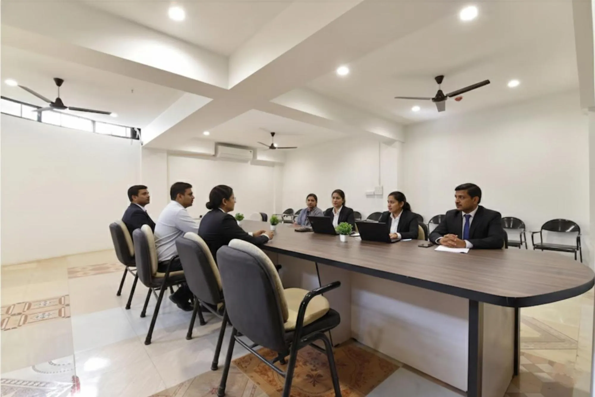 Meeting/conference room in Oriva Siddharth Corporate - Vavol, Gandhinagar