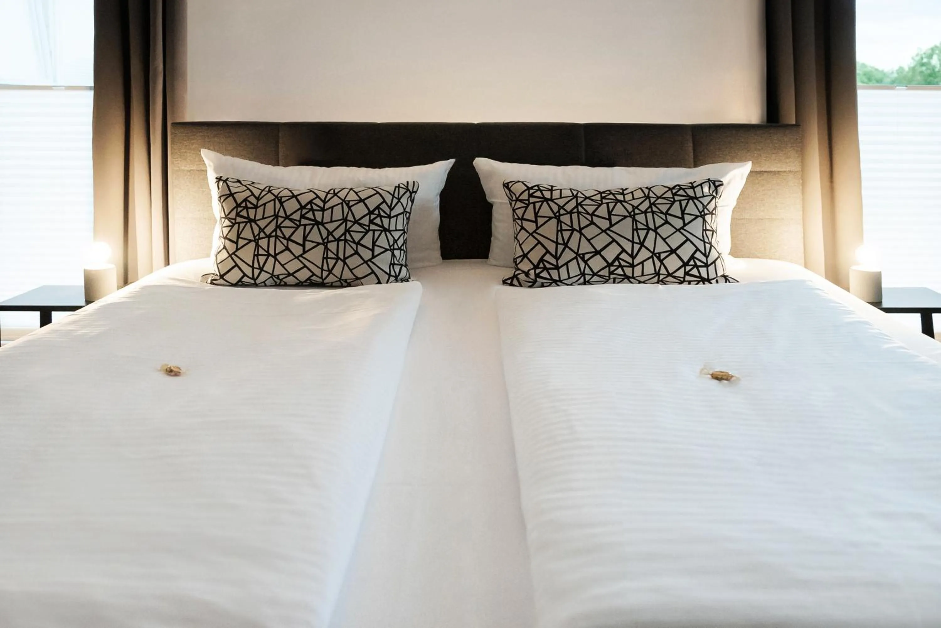 Bedroom, Bed in Hotel Apartment Ferienwohnung Meyenhof Frankenberg Eder