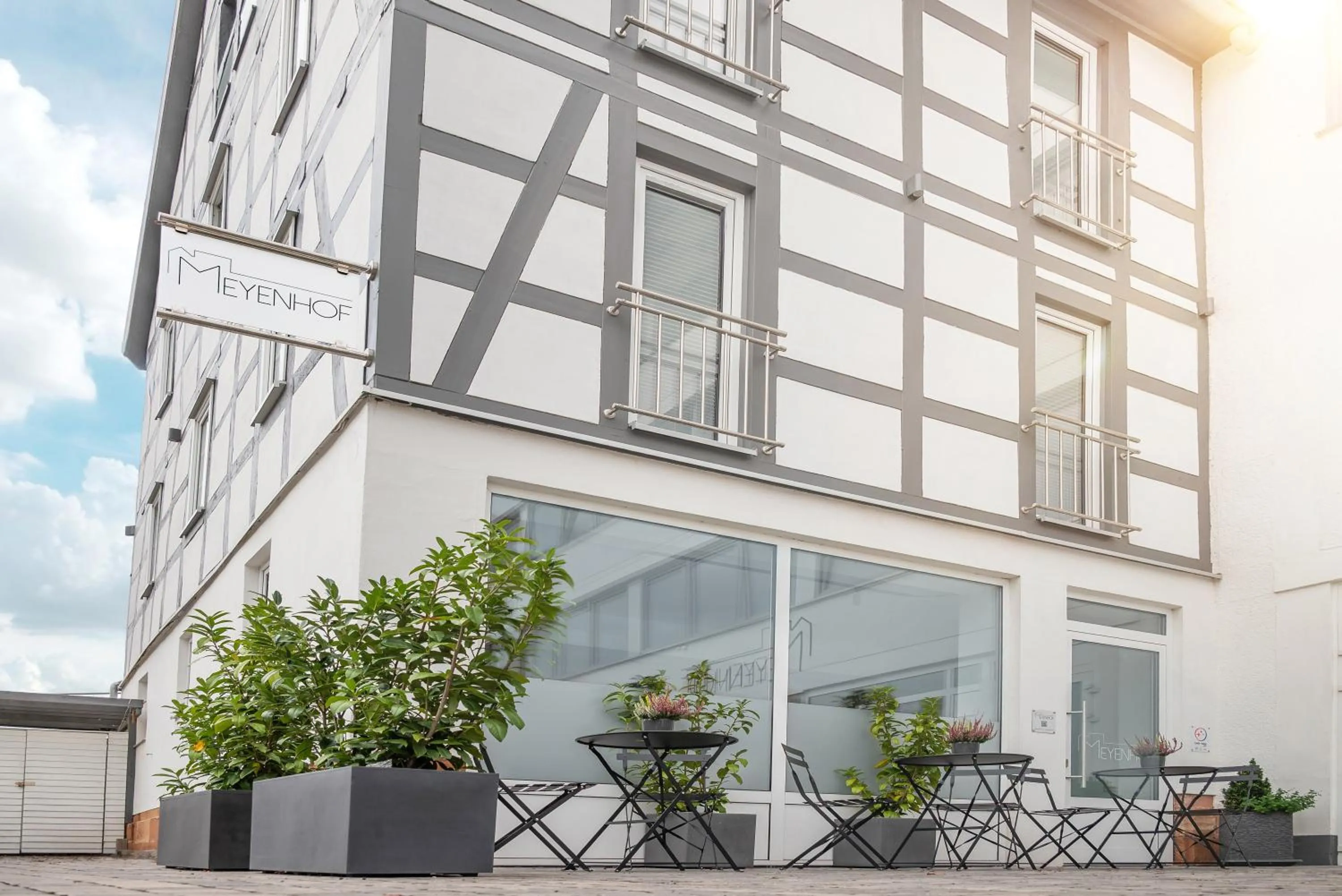 Property building in Hotel Apartment Ferienwohnung Meyenhof Frankenberg Eder