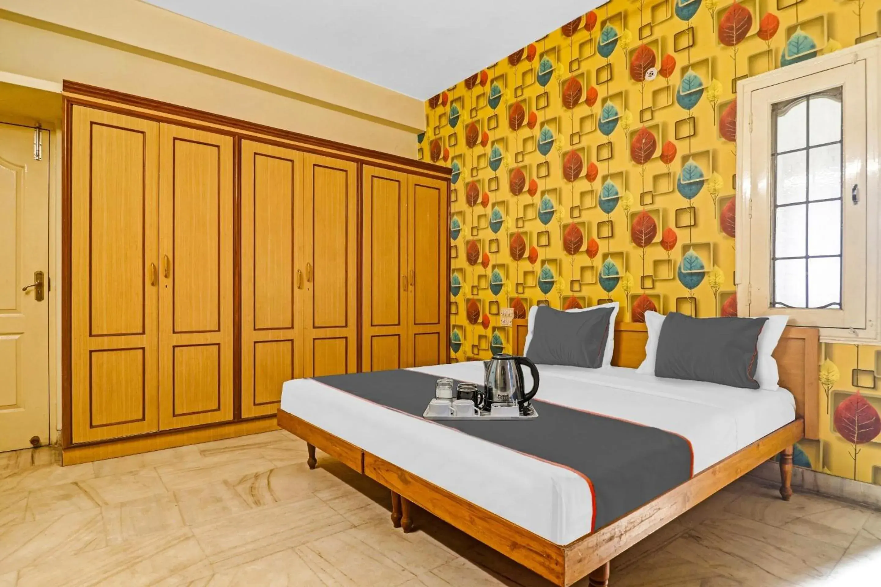 Bedroom, Bed in Capital O Samrat Palace Near Nampally Station Bedroom, Bed in Capital O Samrat Palace Near Nampally Station