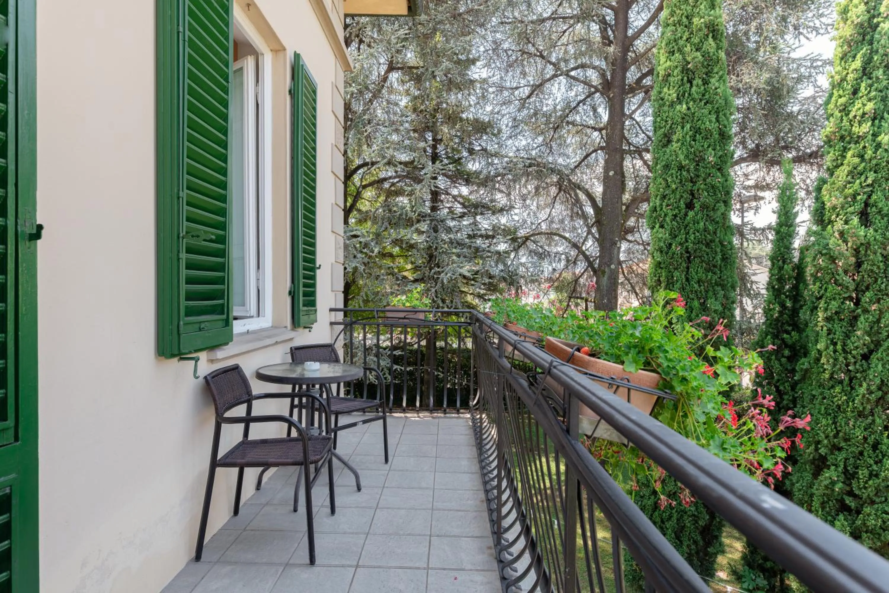 Balcony/Terrace in Villa Romantica Wellness & SPA