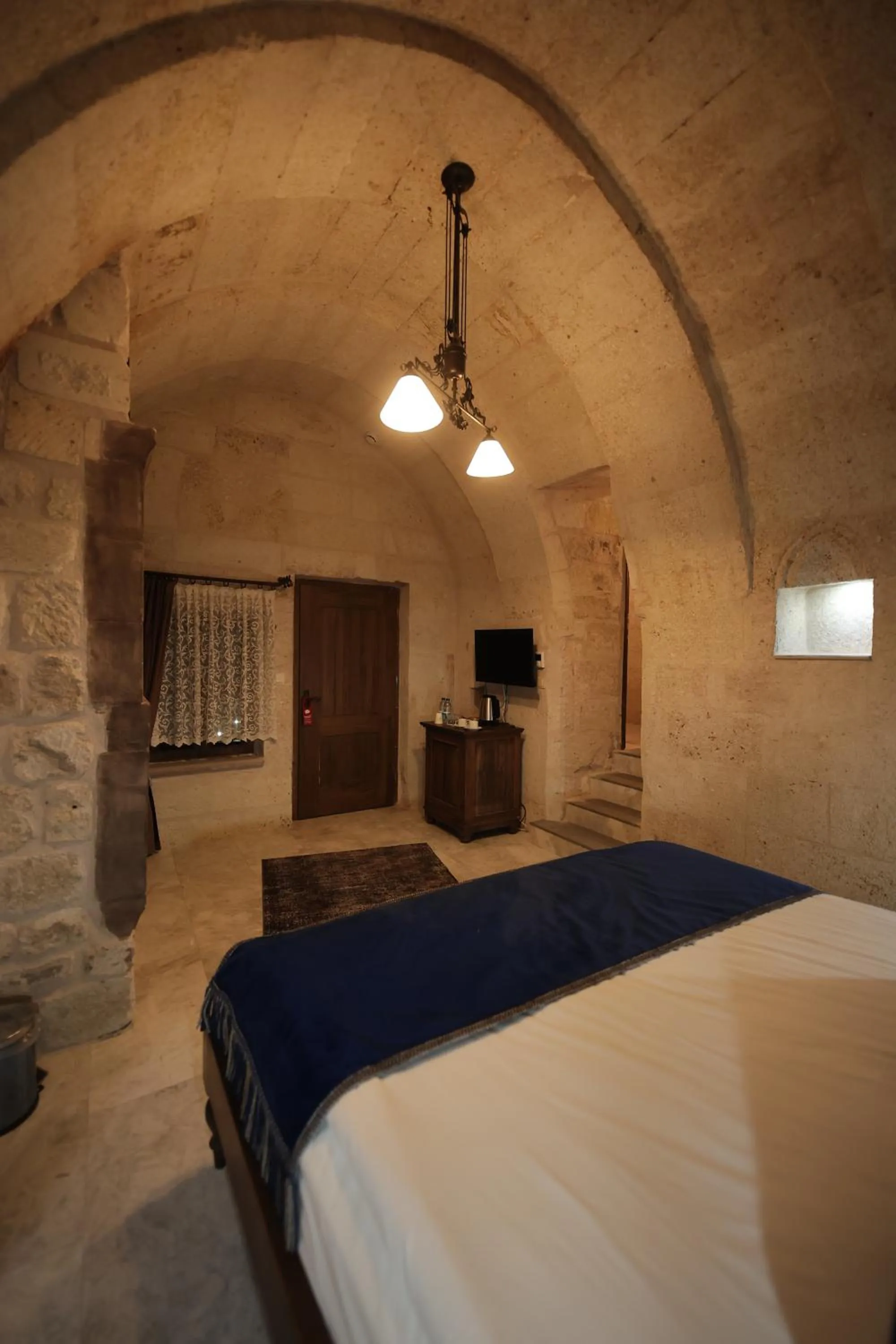 Bed in Ürgüp Cave Suites