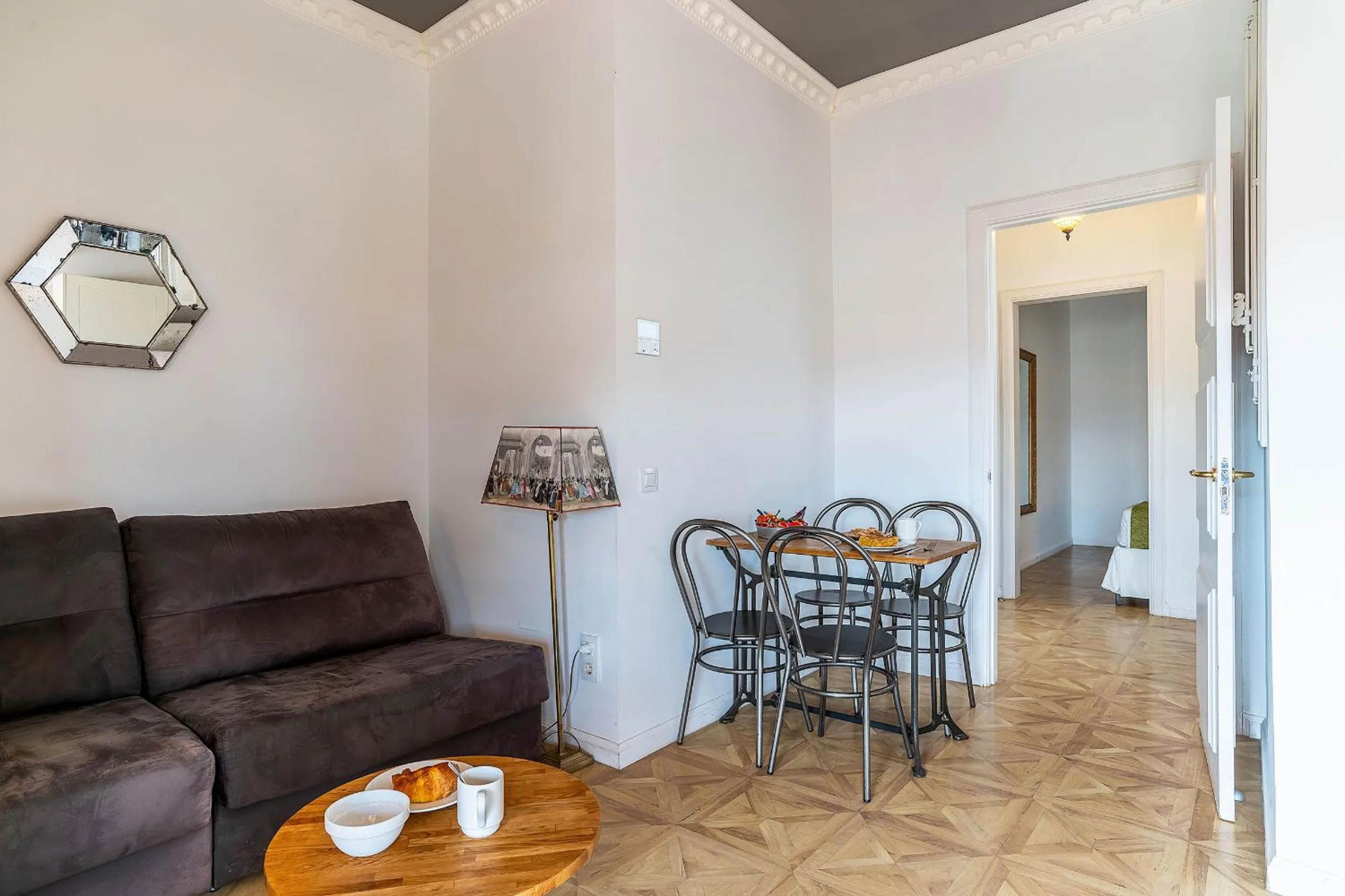 Living room in Casa Gracia Apartments