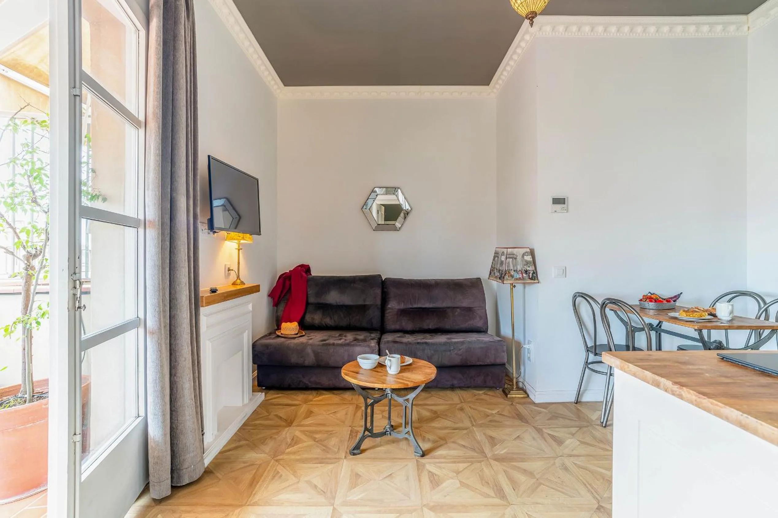 Living room in Casa Gracia Apartments