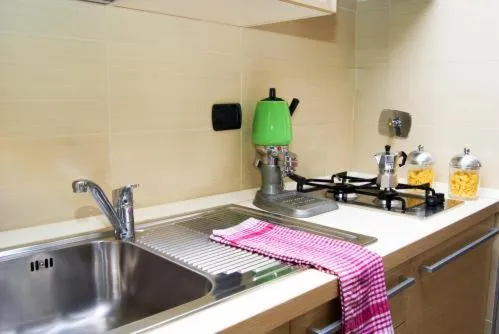 Kitchen or kitchenette in Hotel Residenza Gra 21