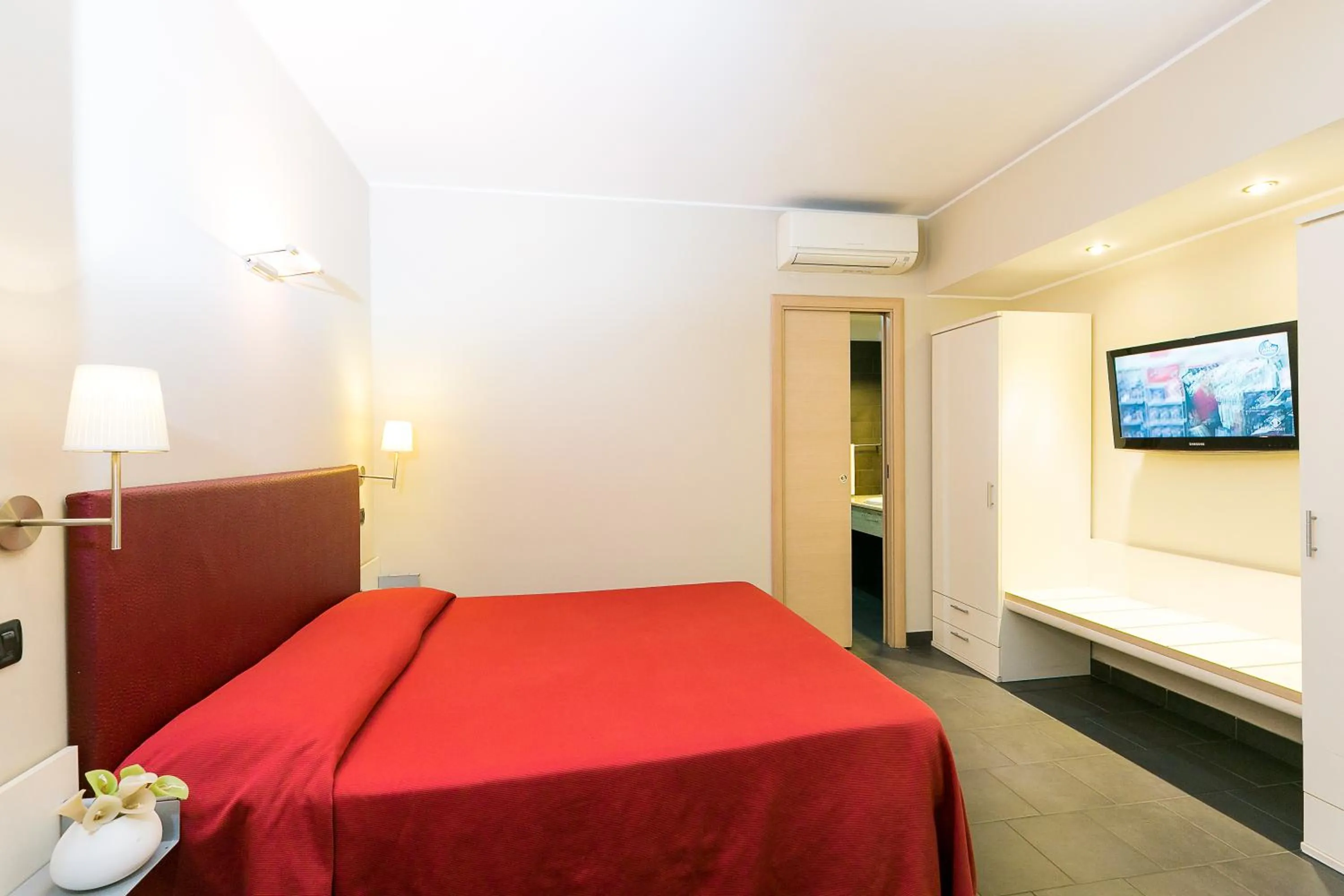 Bed in Hotel Residenza Gra 21