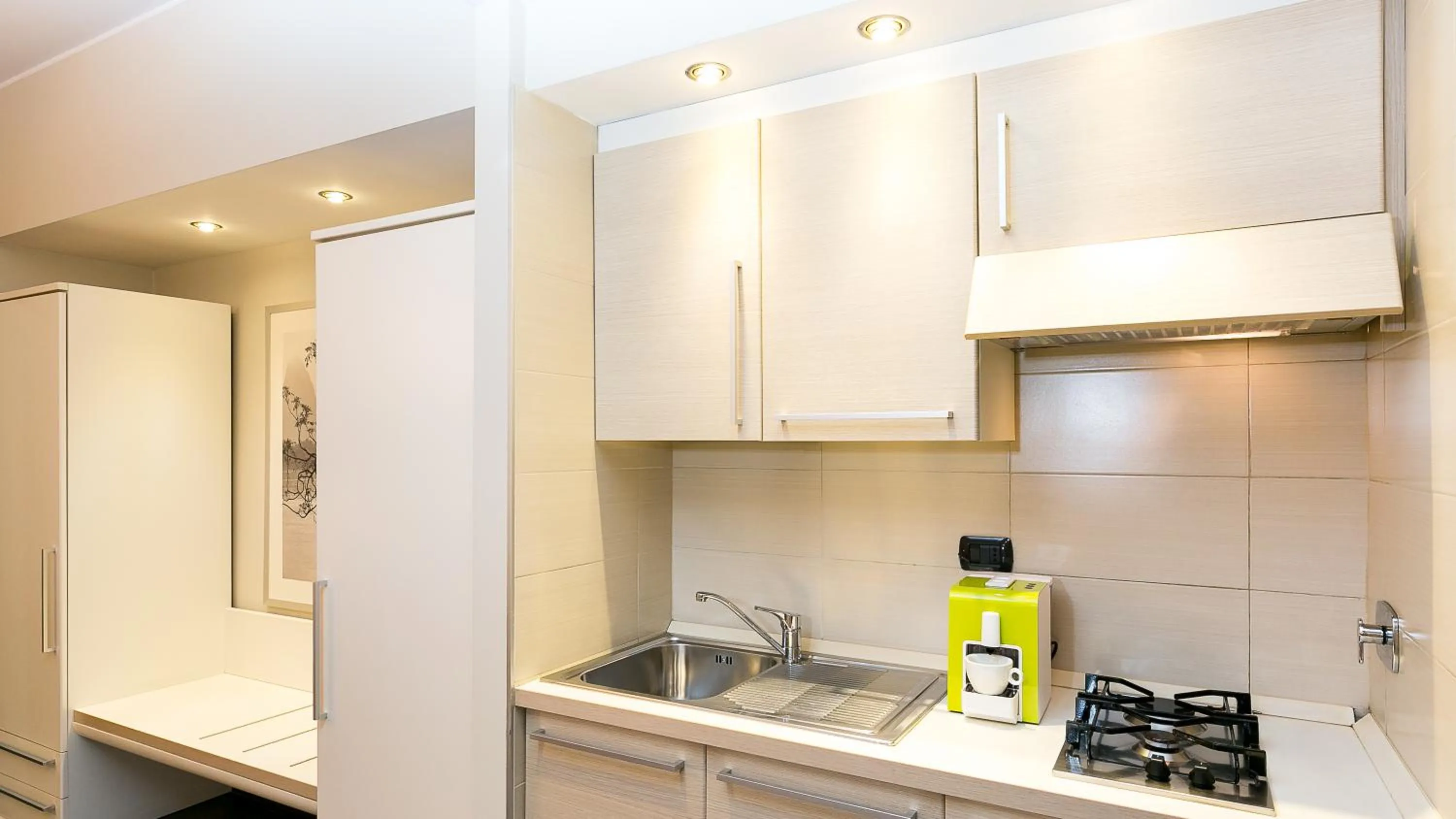 Kitchen or kitchenette in Hotel Residenza Gra 21