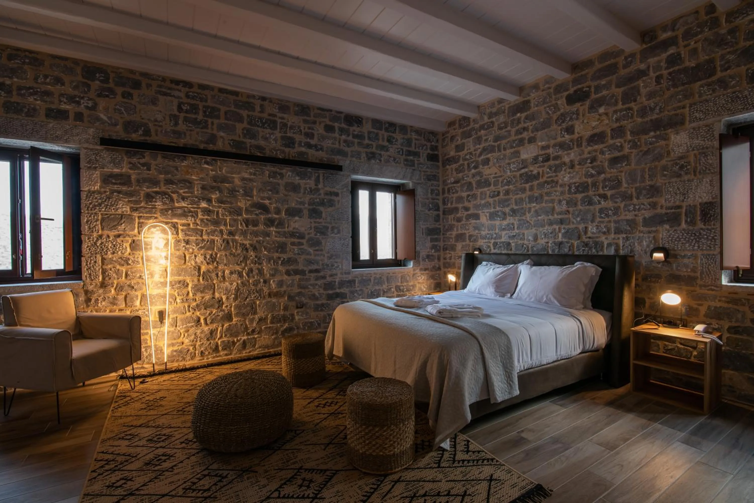 Bed in Manifest Boutique Hotel