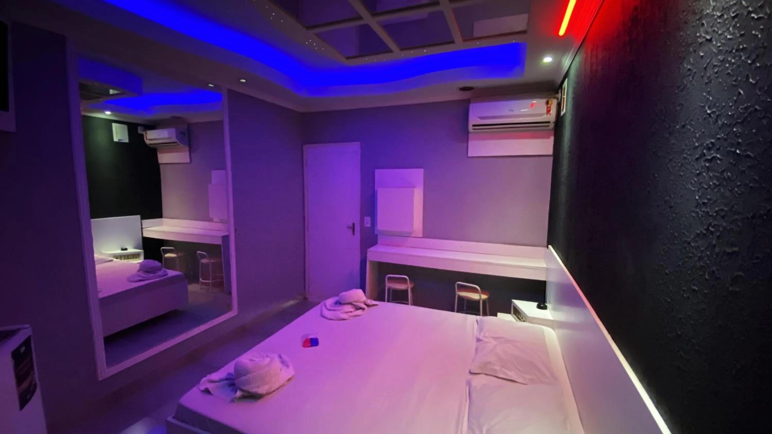 Bed in Rius Motel Limeira