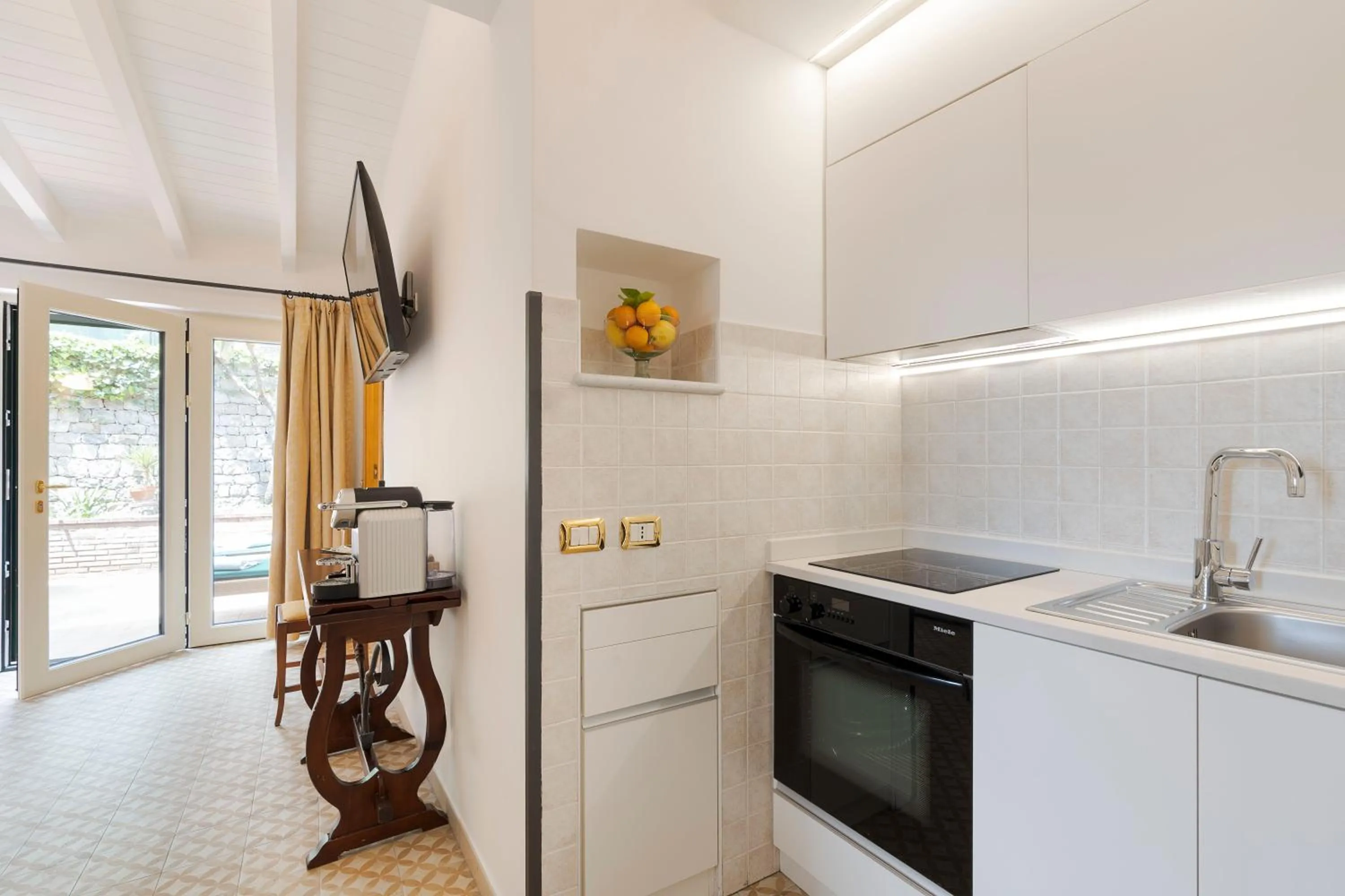Kitchen or kitchenette in Hotel Villa Schuler