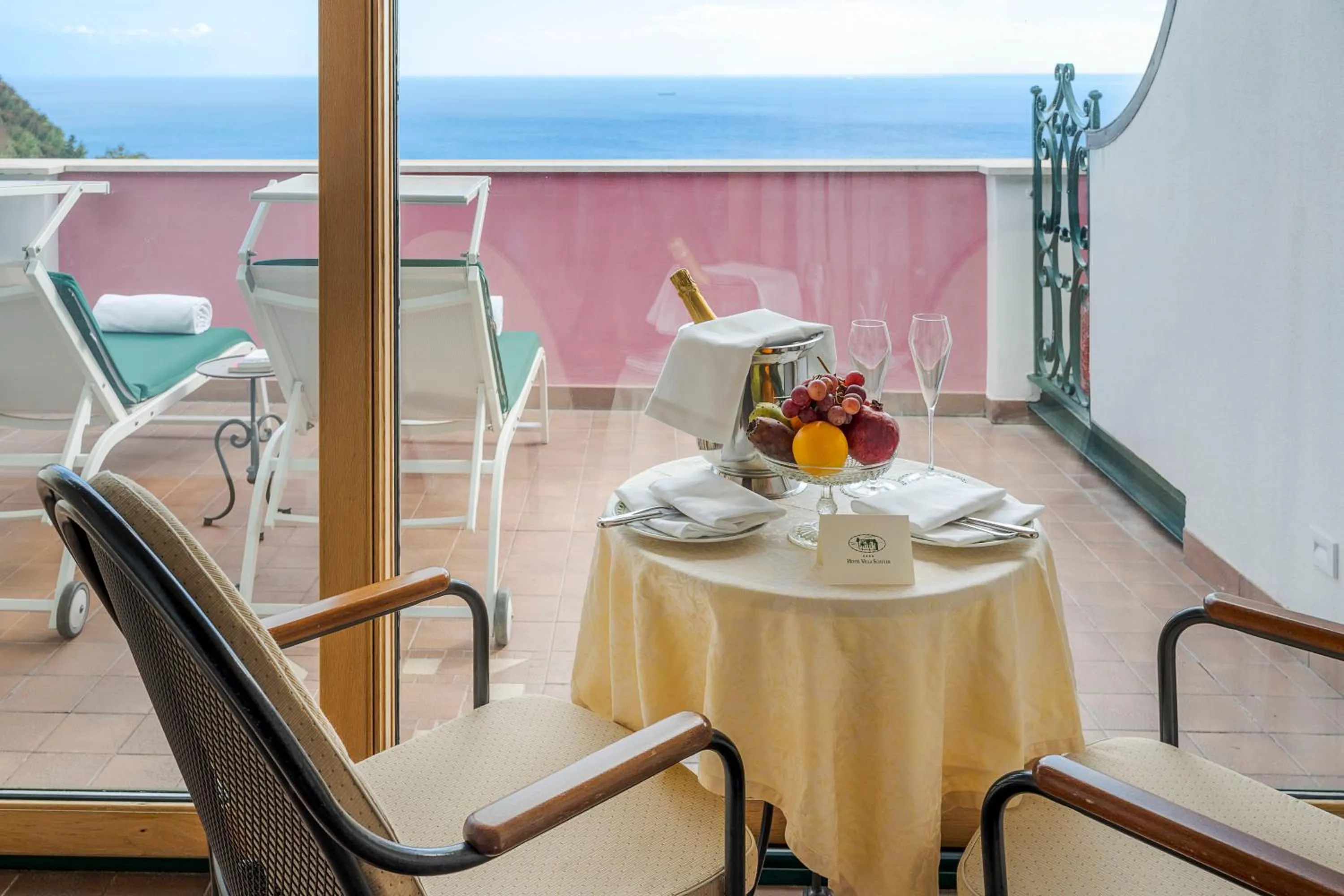 Patio in Hotel Villa Schuler