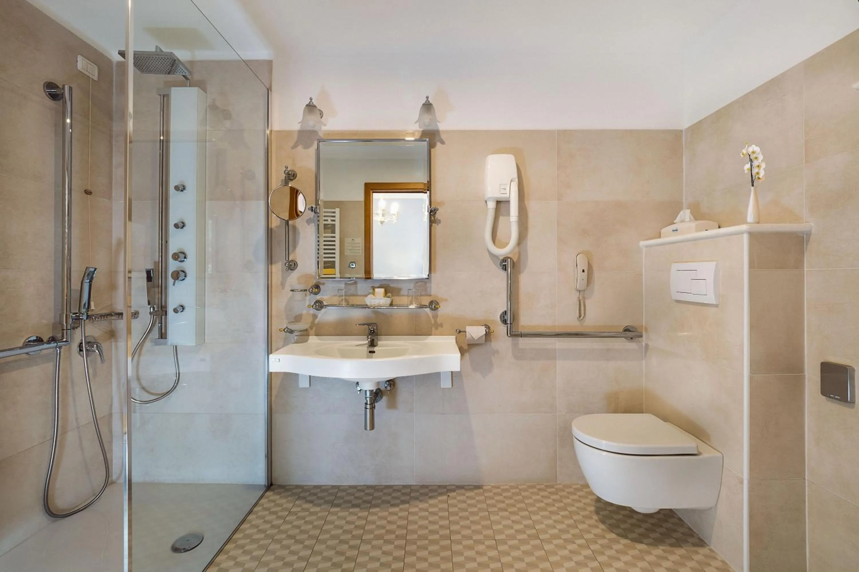 Bathroom in Hotel Villa Schuler