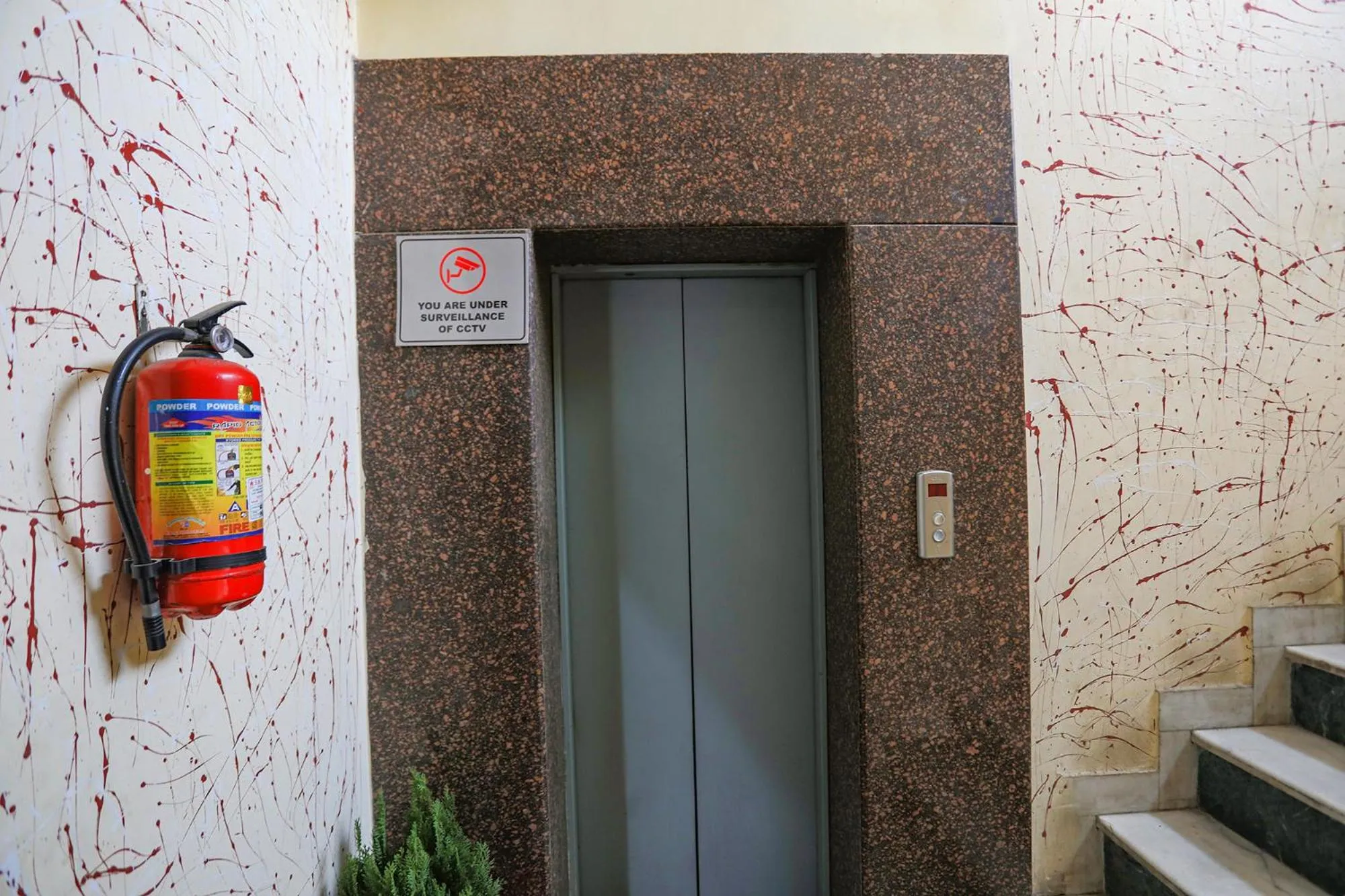 elevator in FabHotel HM Palace