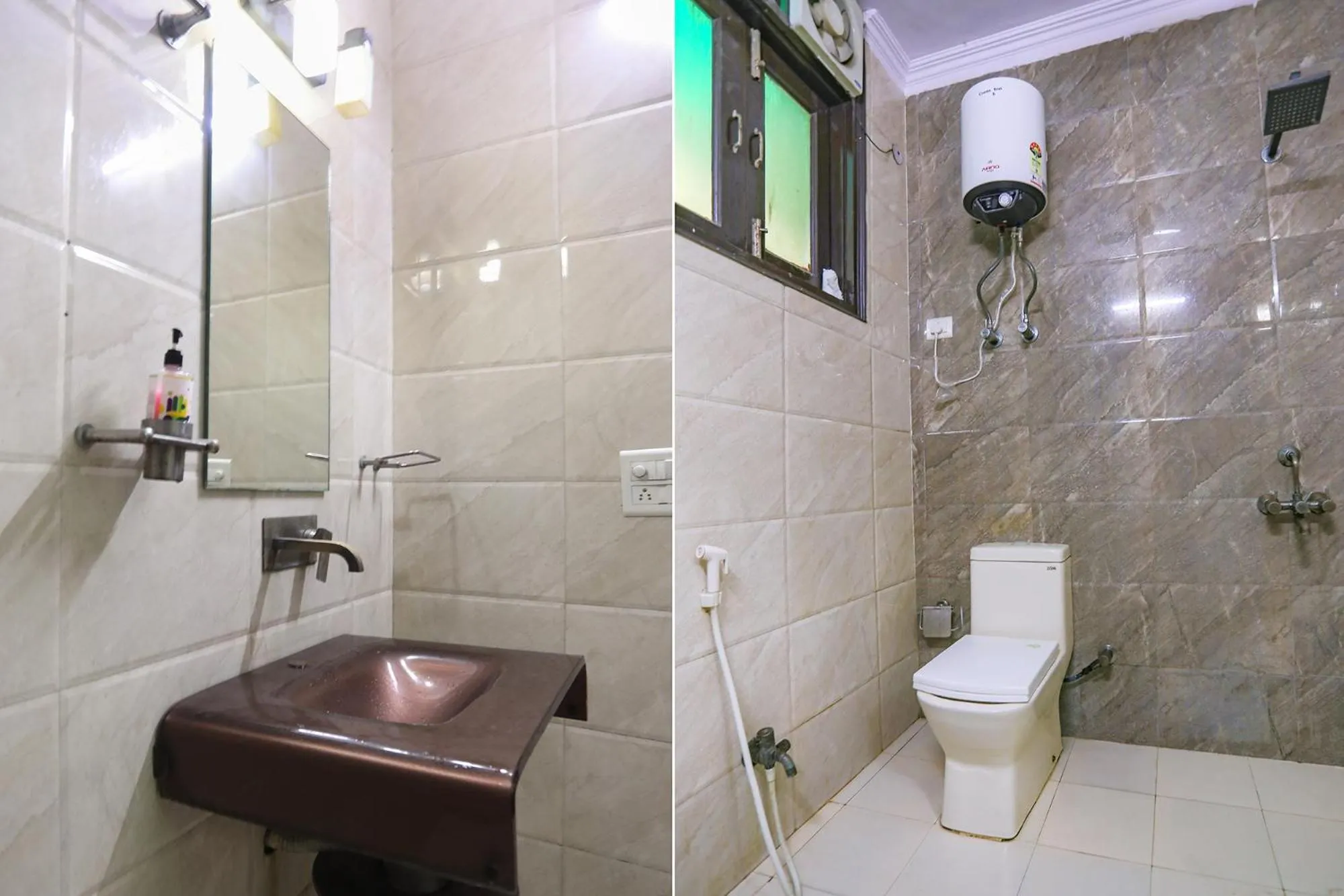 Bathroom in FabHotel HM Palace