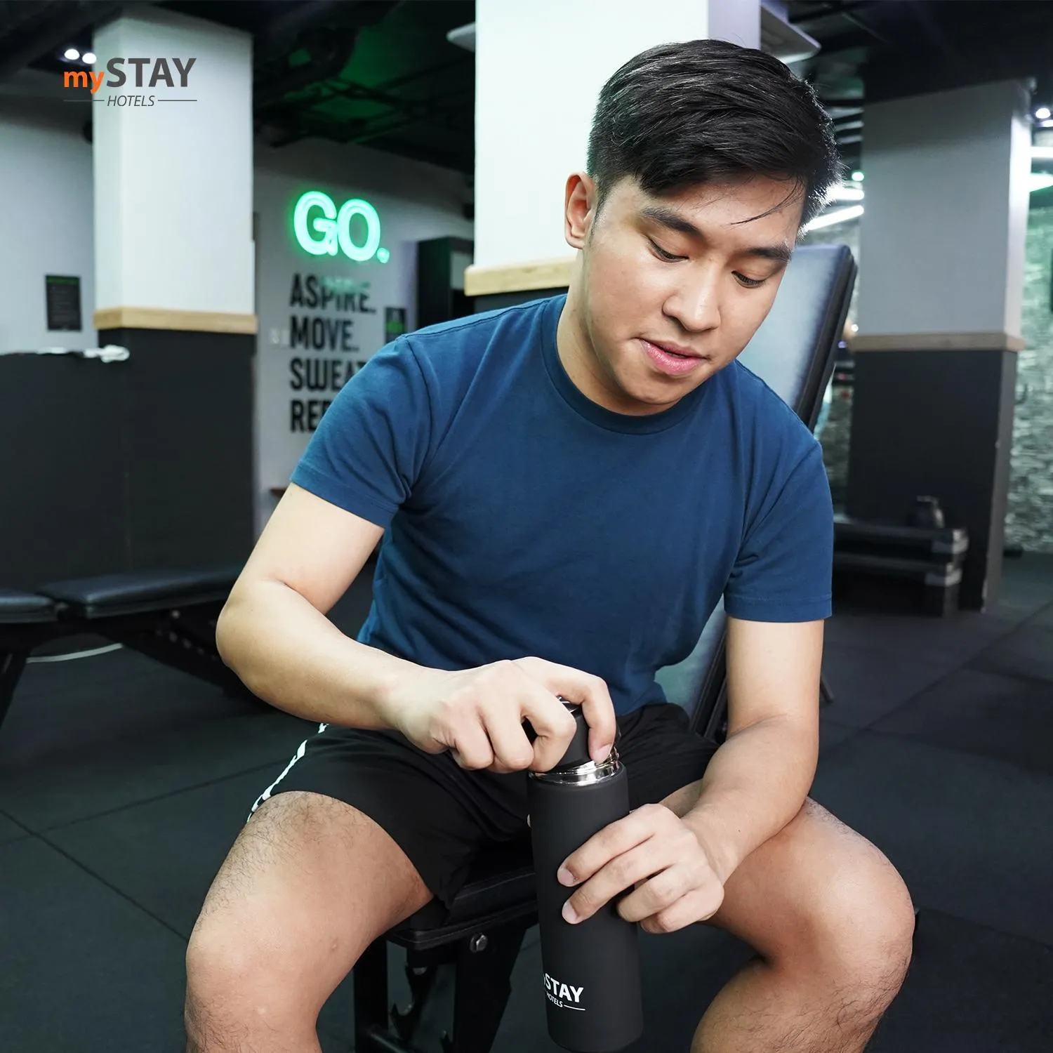 Fitness centre/facilities in mySTAY Hotel BGC East