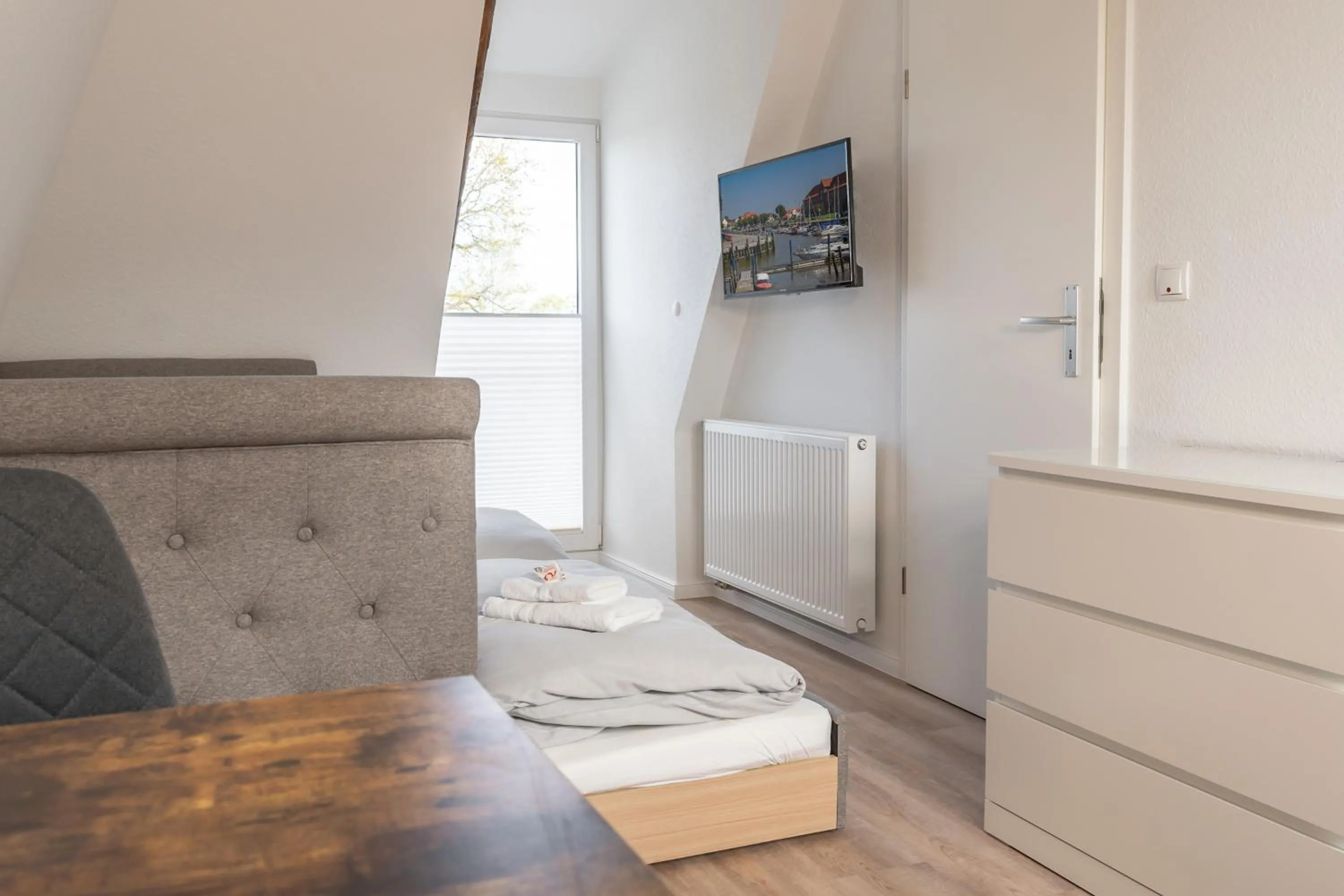 Bed in Landschaftliches Haus