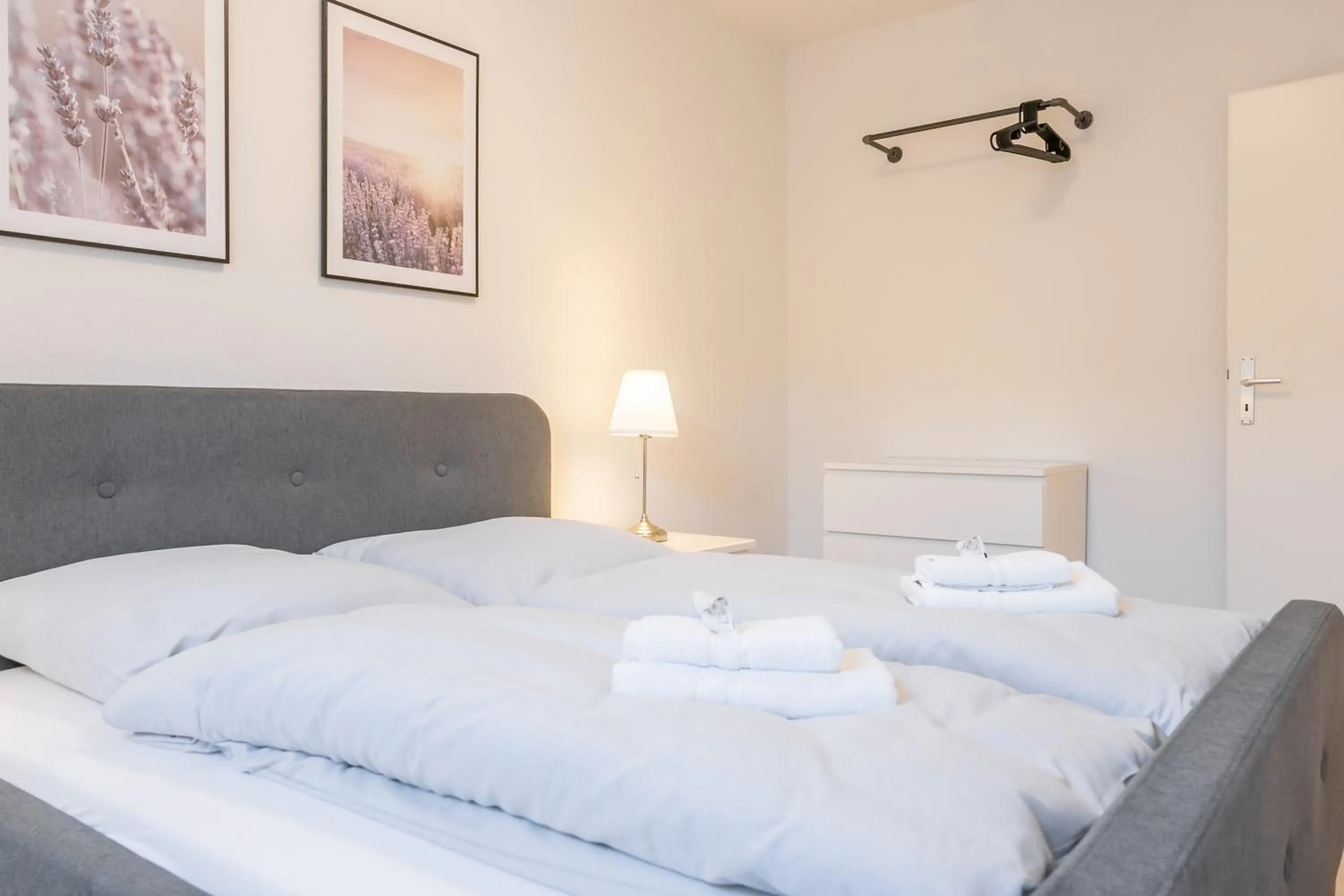 Bed in Landschaftliches Haus