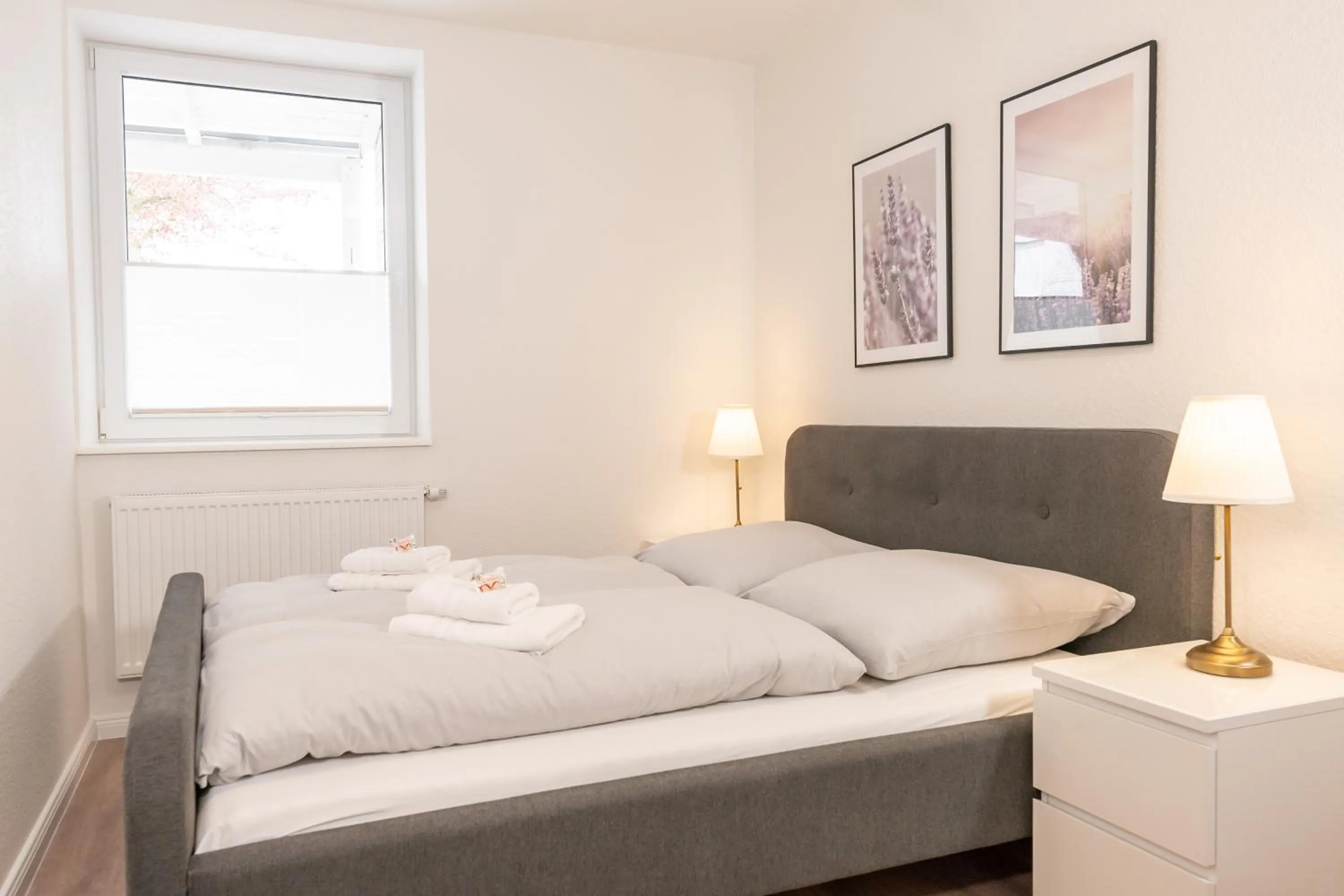 Bed in Landschaftliches Haus