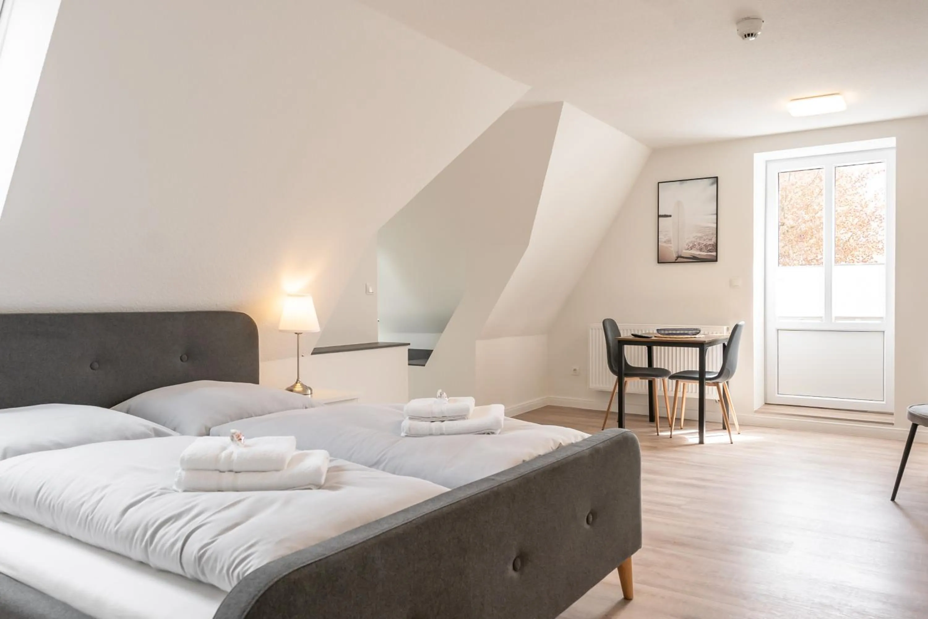 Bed in Landschaftliches Haus