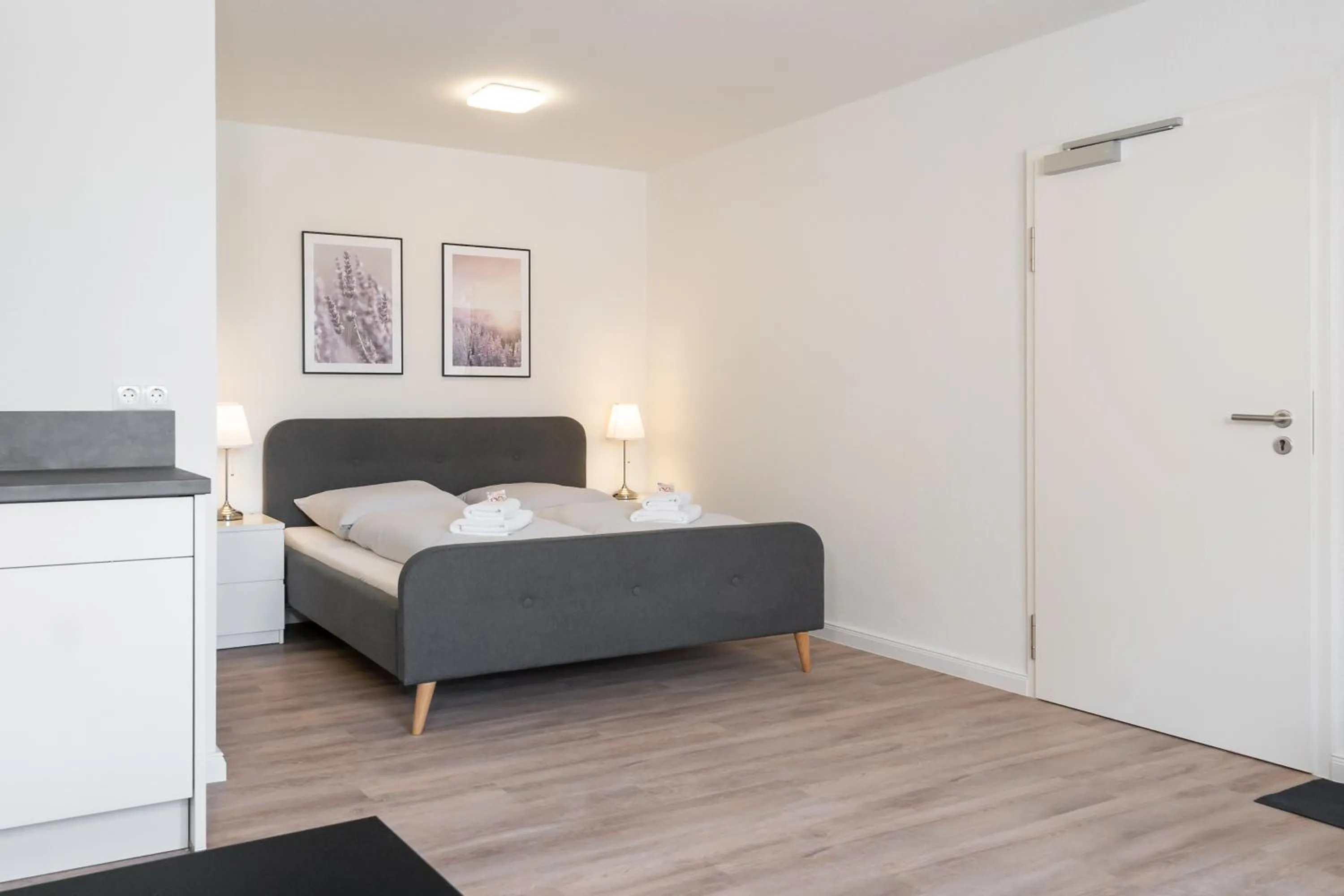 Bed in Landschaftliches Haus