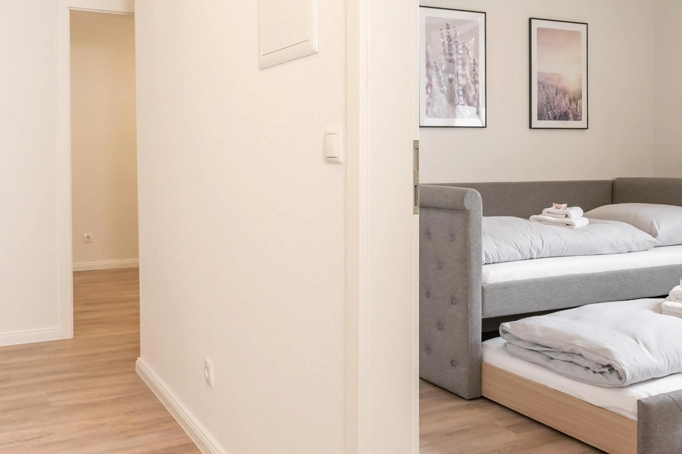 Bed in Landschaftliches Haus