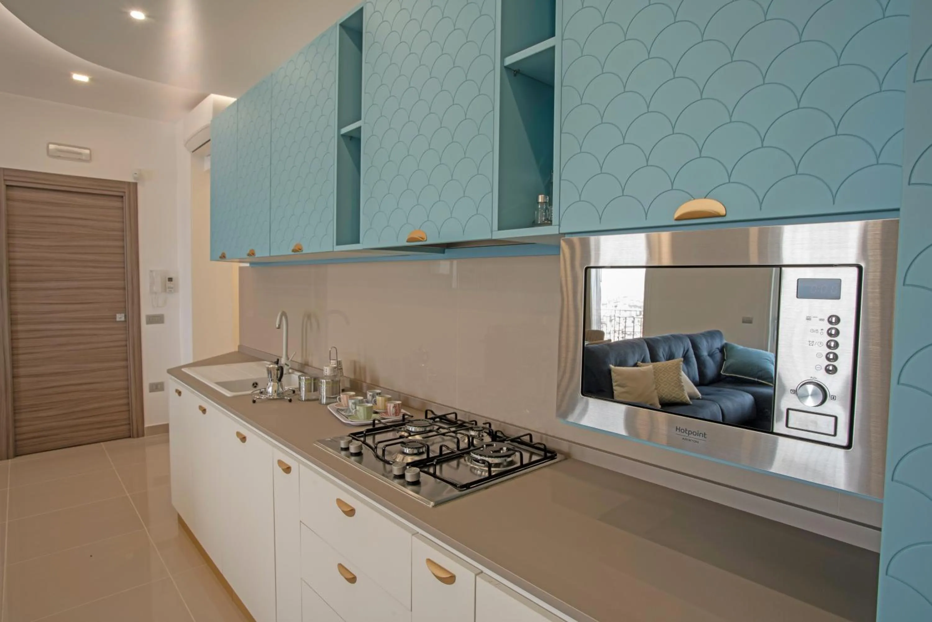 Kitchen or kitchenette in Charme en Bleu