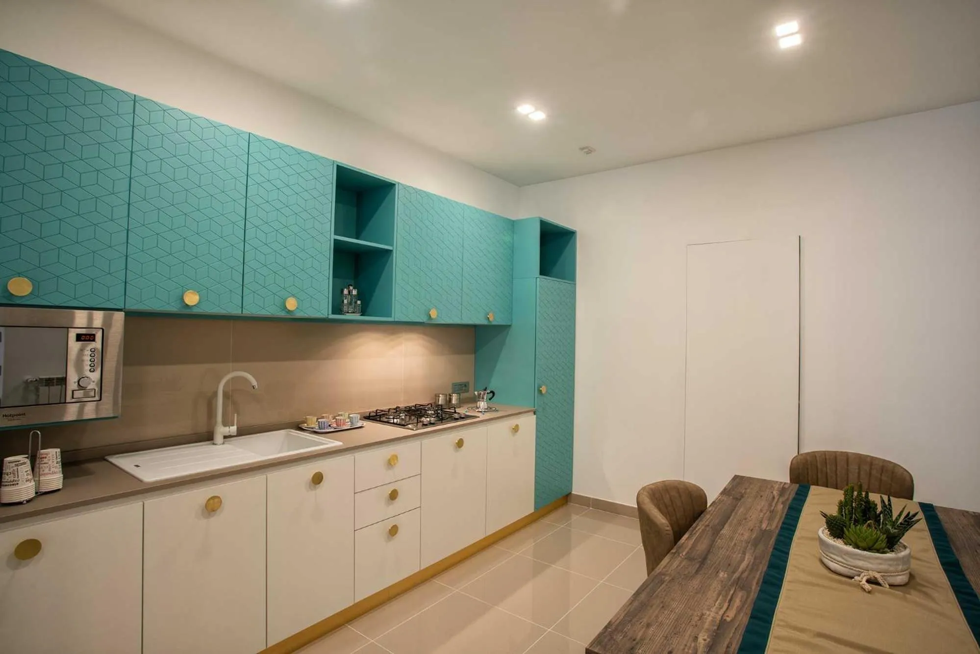 Kitchen or kitchenette in Charme en Bleu