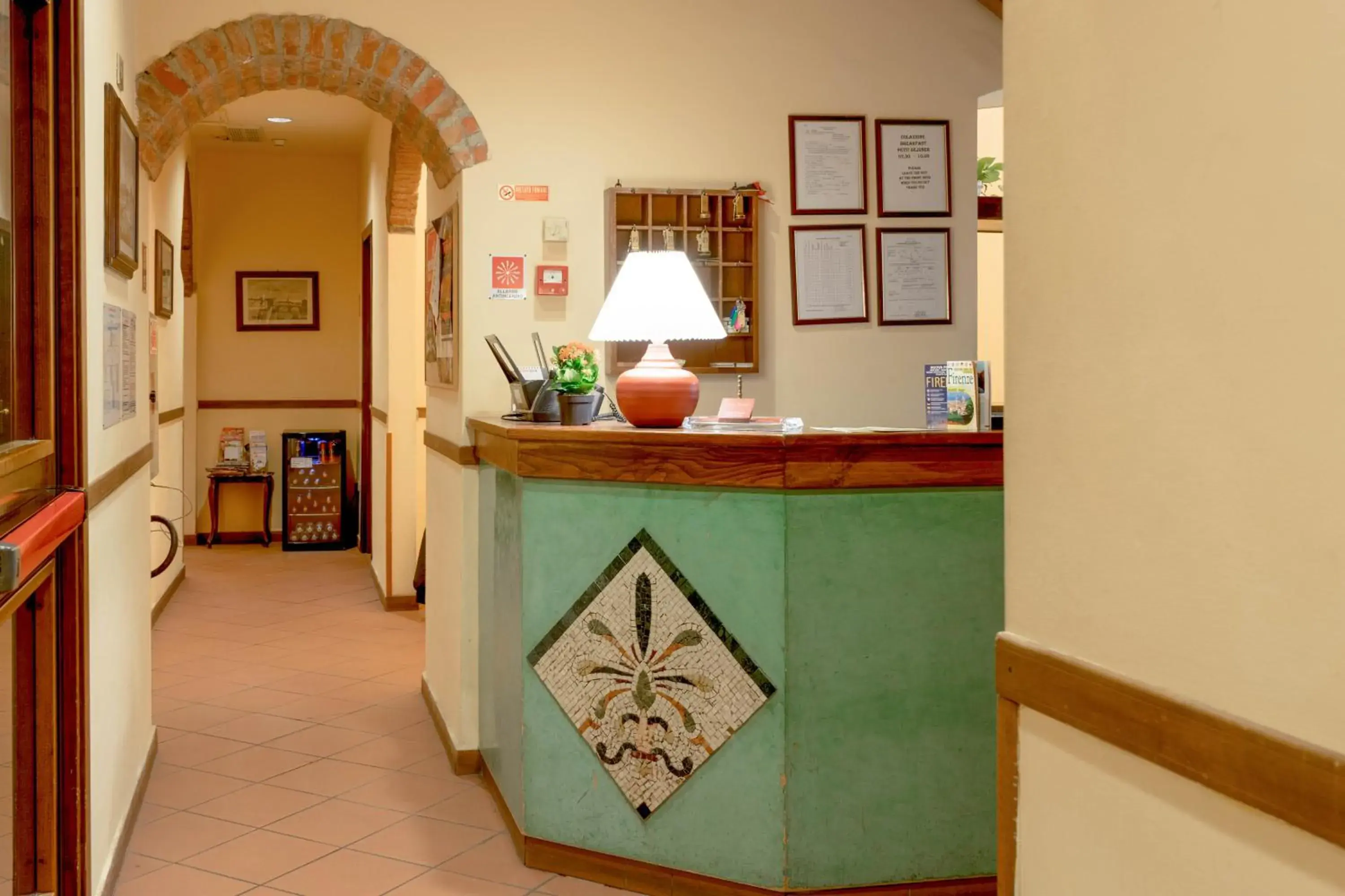 Lobby or reception in Hotel Monica Lobby or reception in Hotel Monica