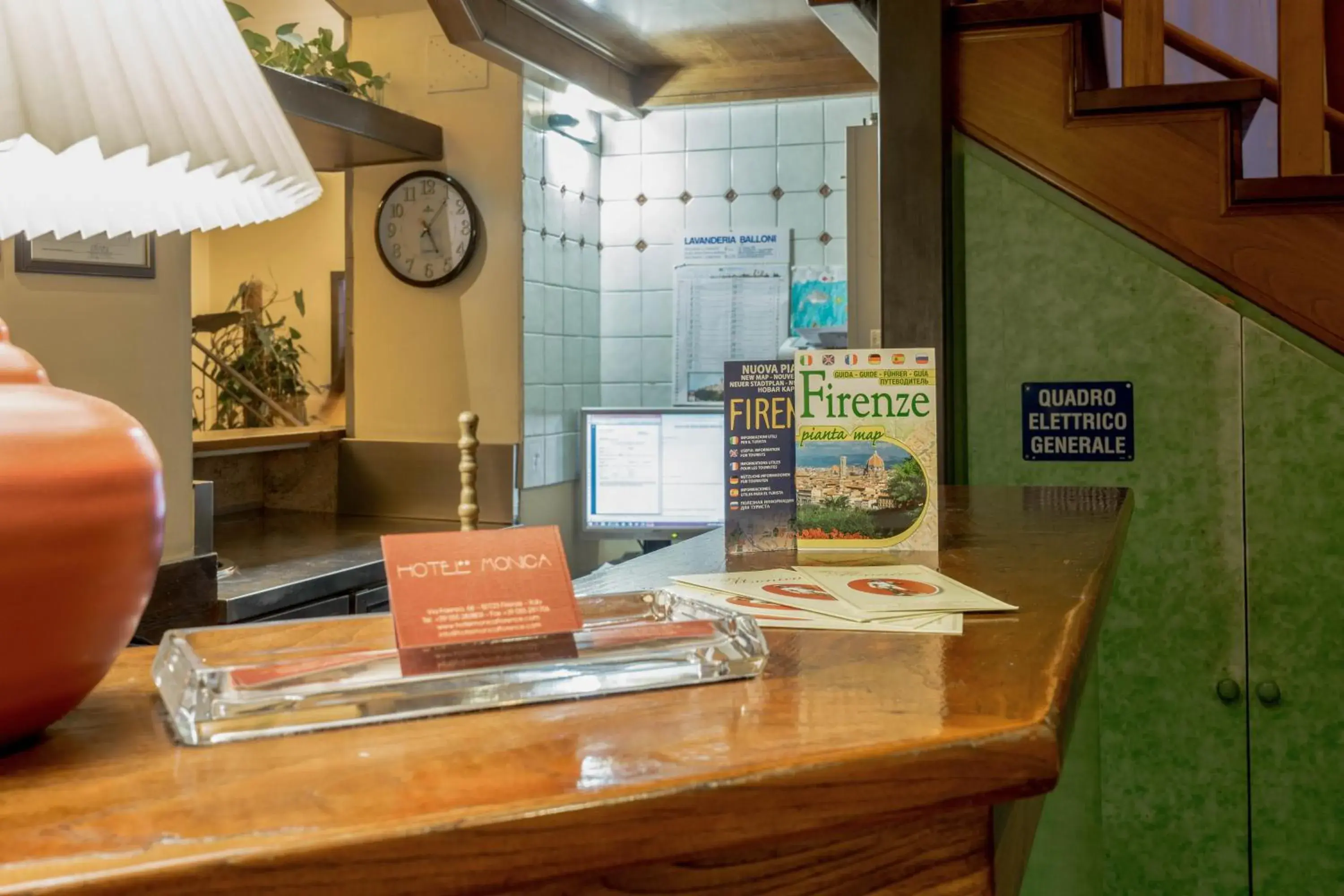 Lobby or reception in Hotel Monica Lobby or reception in Hotel Monica