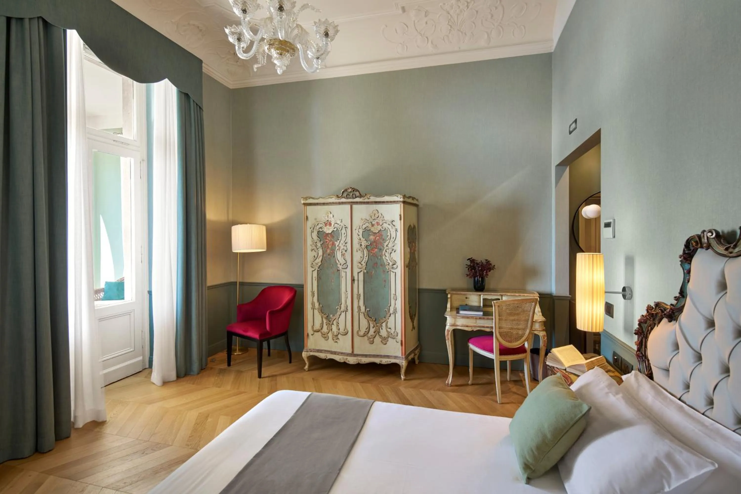 Bed in Hotel Villa Del Sogno