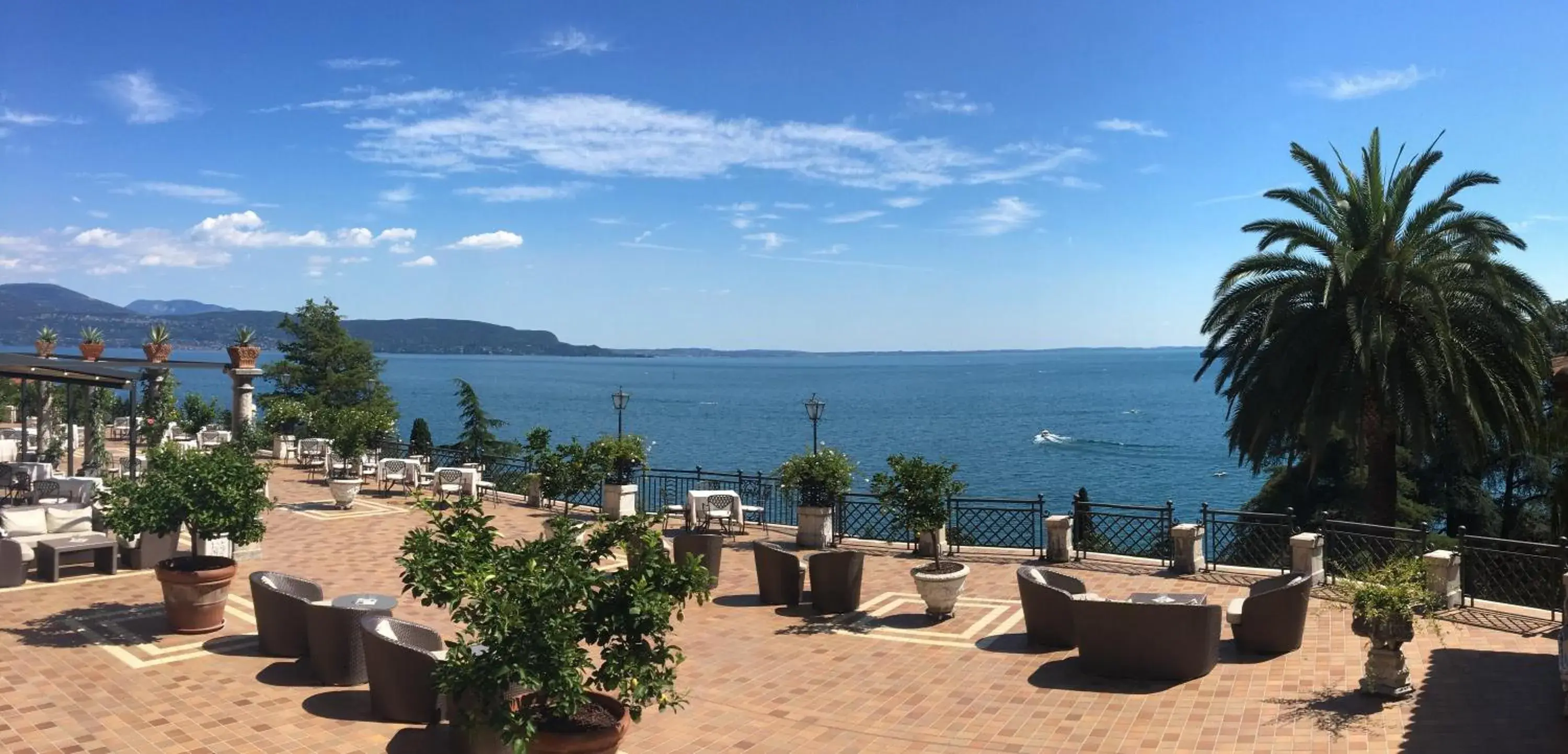 Lake view in Hotel Villa Del Sogno Lake view in Hotel Villa Del Sogno