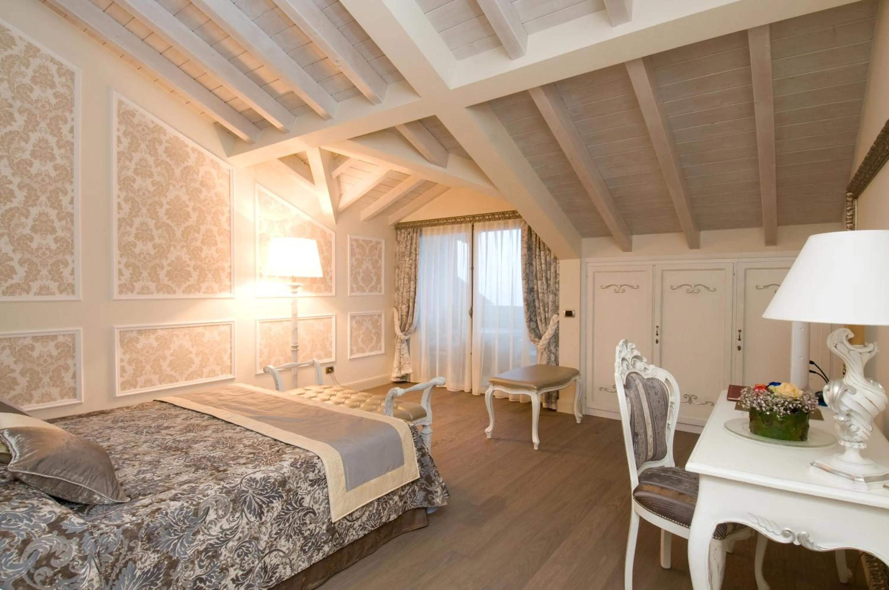 Bed in Hotel Villa Del Sogno
