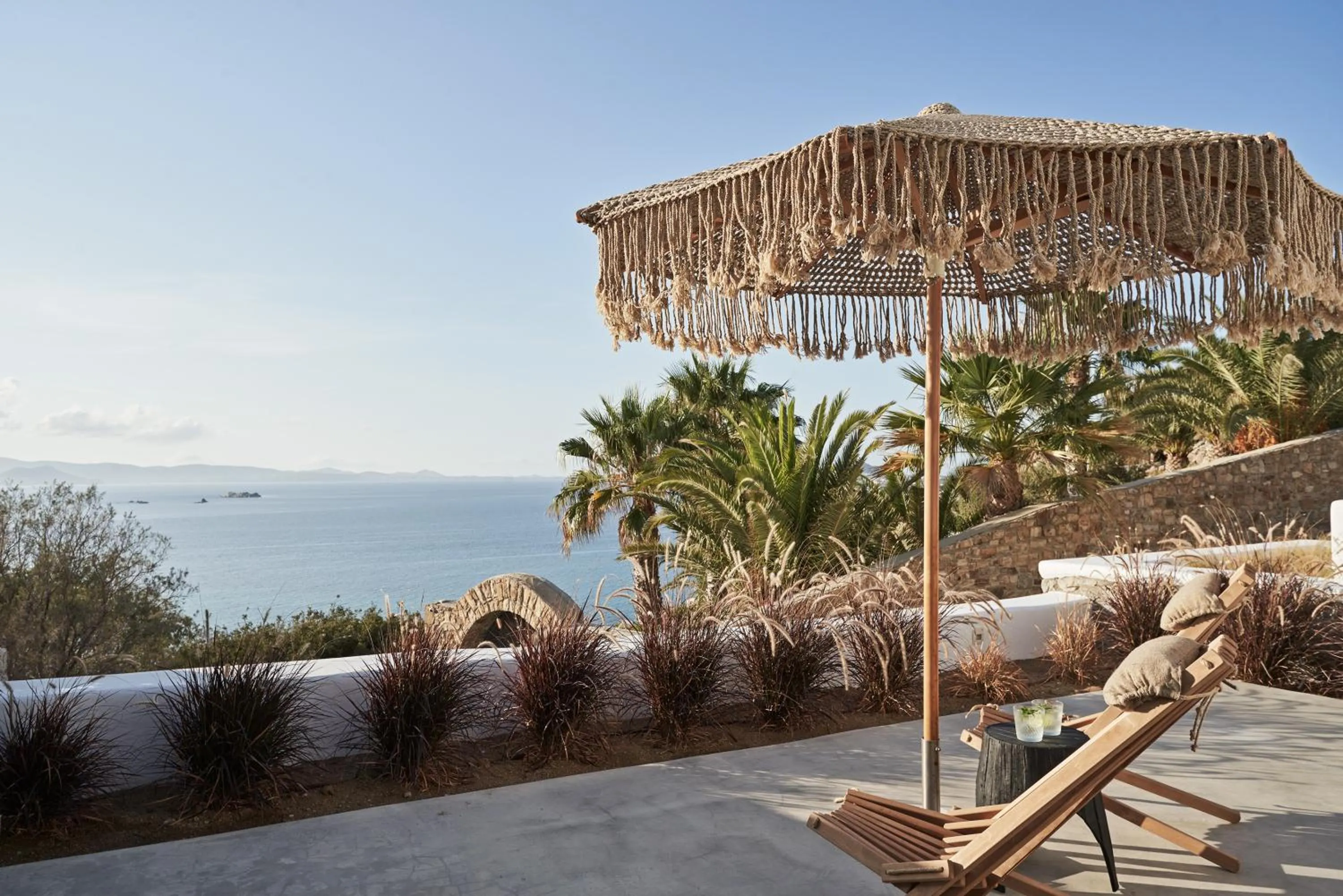 Balcony/Terrace in Hill Club Naxos