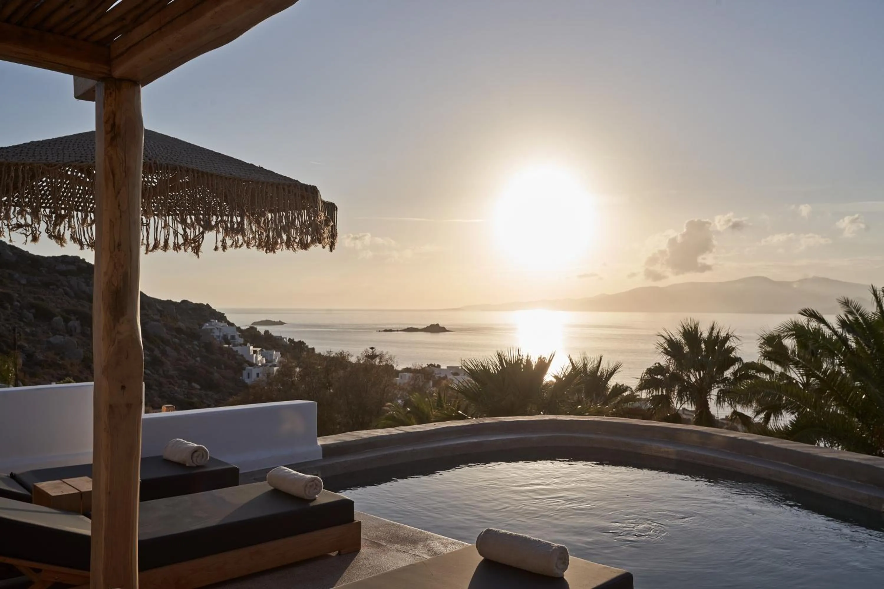 Sea view in Hill Club Naxos