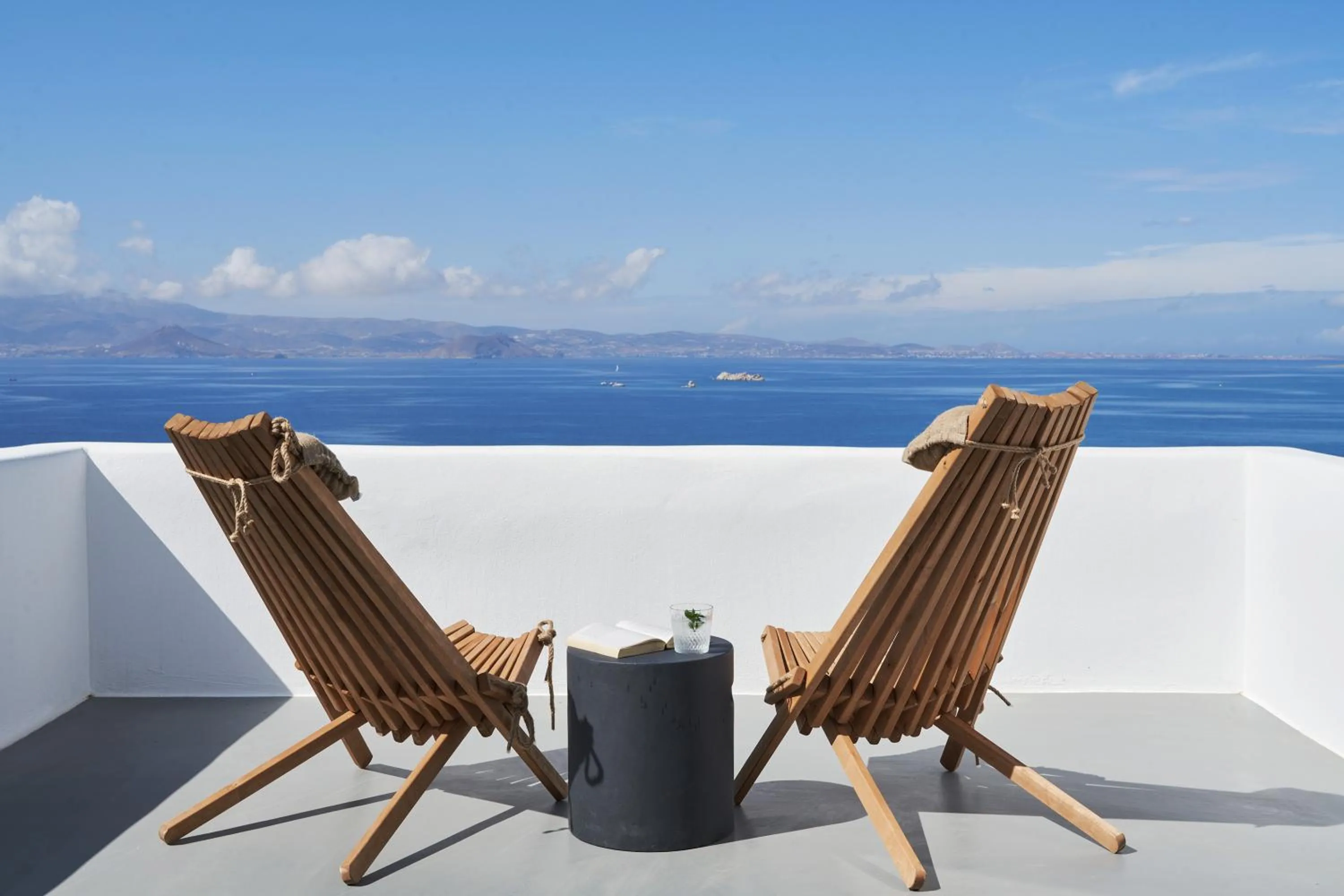 Balcony/Terrace in Hill Club Naxos