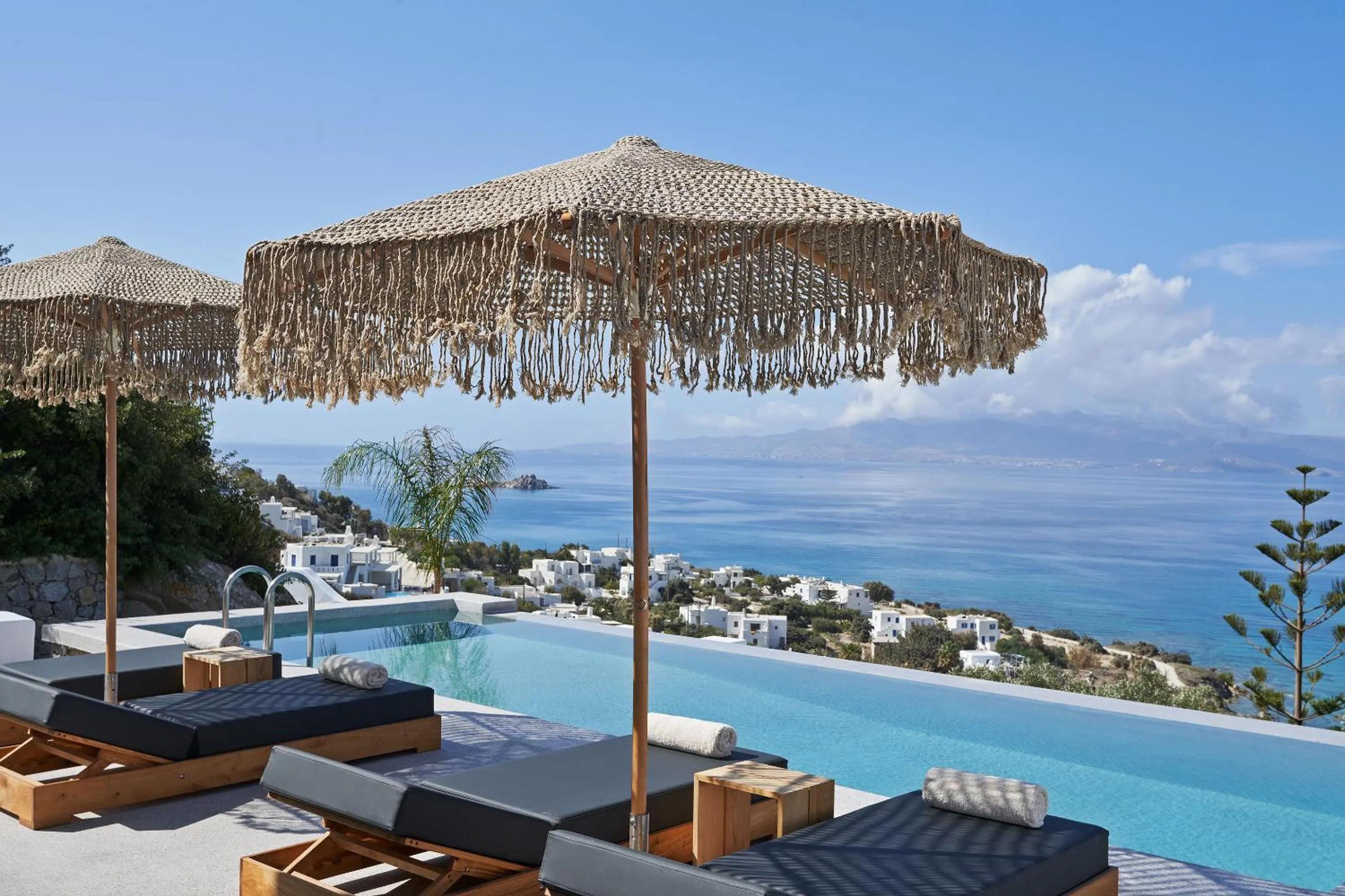 Balcony/Terrace in Hill Club Naxos