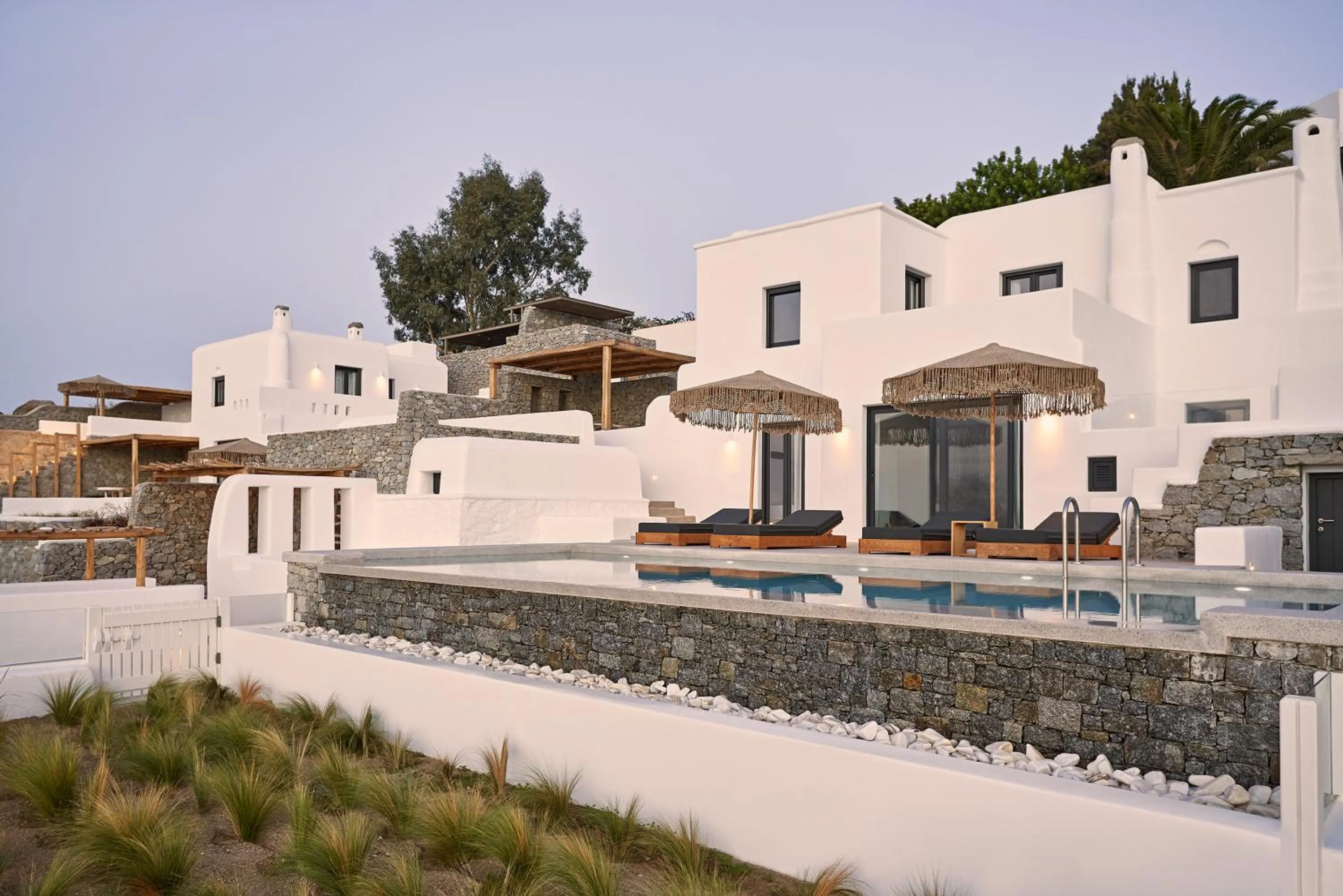 Swimming pool in Hill Club Naxos