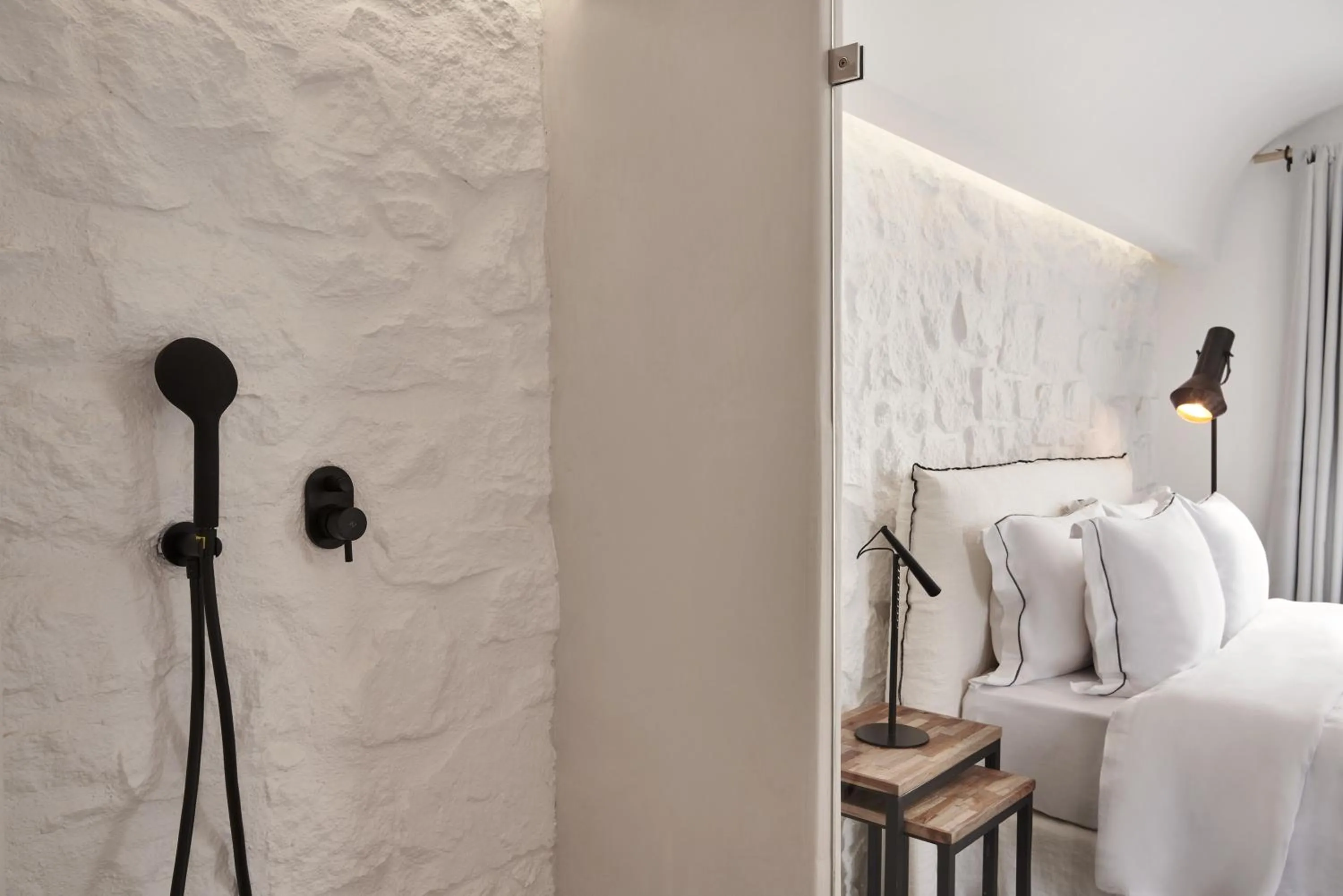 Bedroom, Bed in Hill Club Naxos