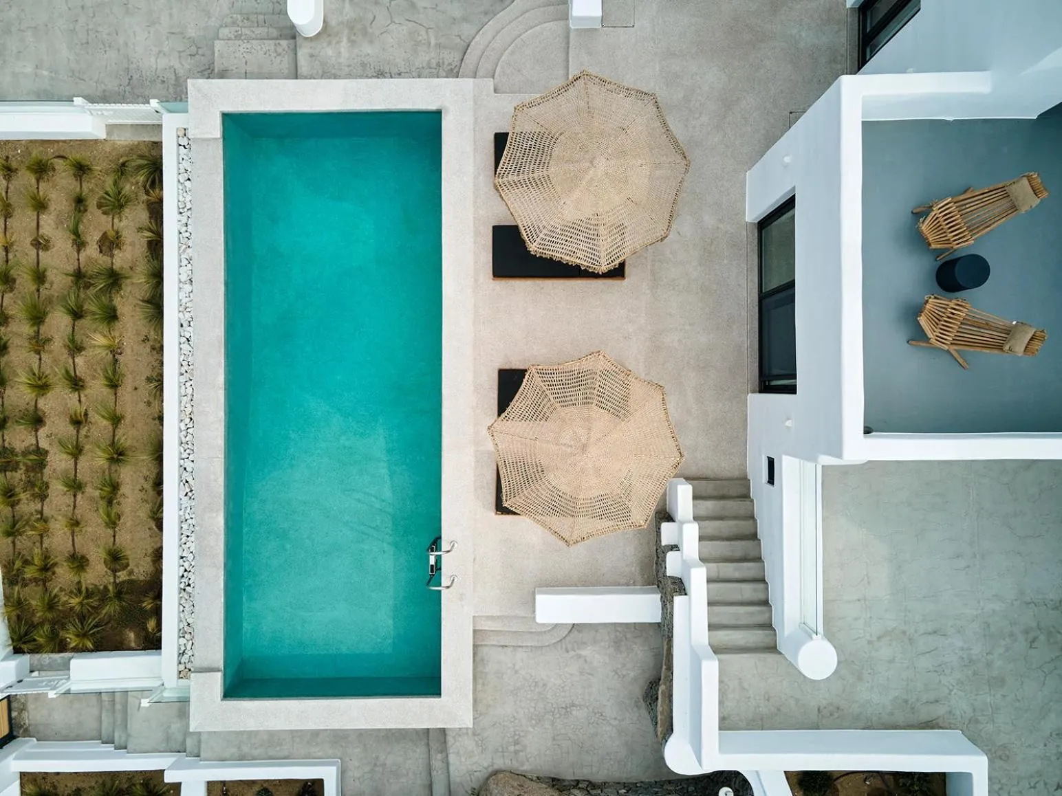 Swimming pool in Hill Club Naxos